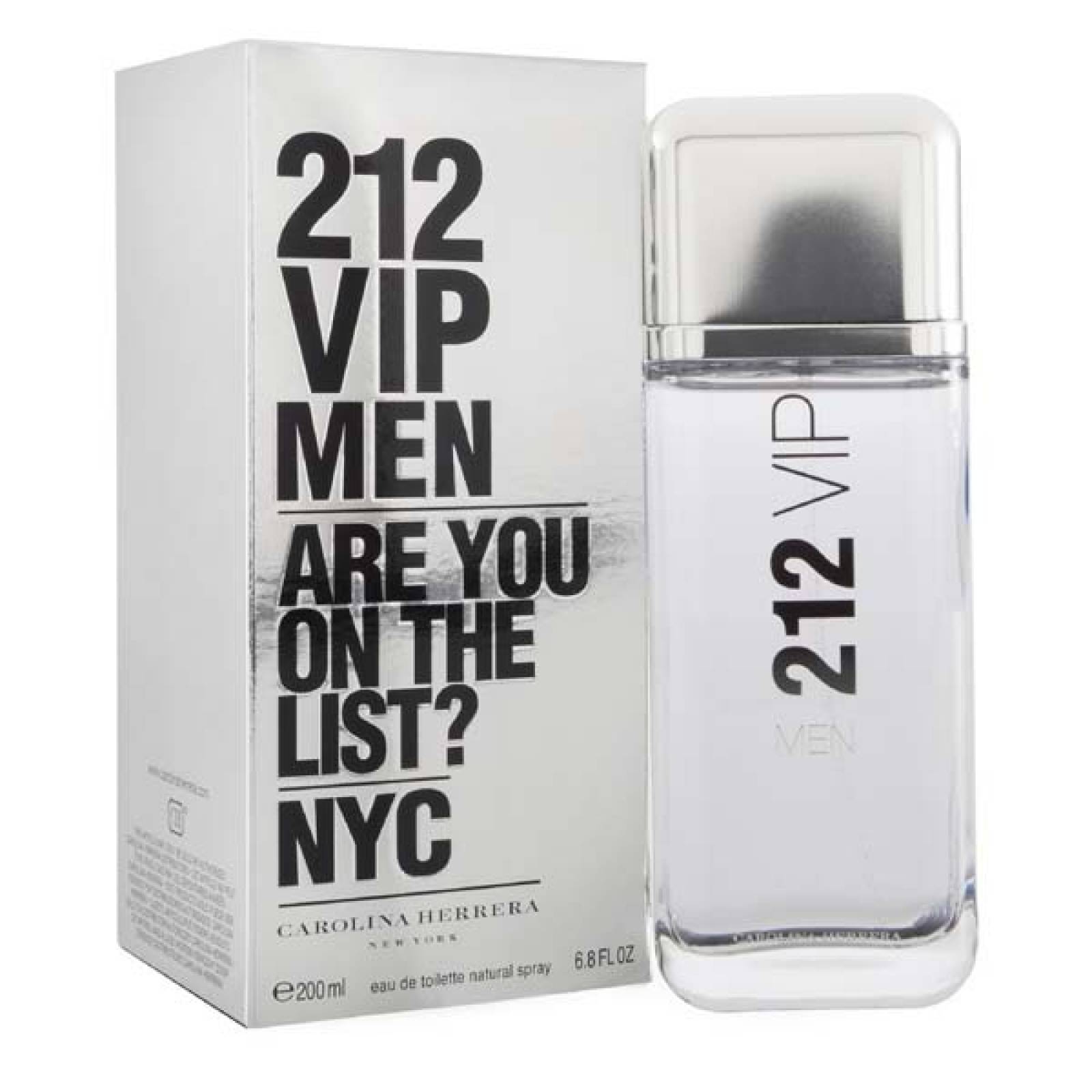 CAROLINA HERRERA  212 VIP 200 ML CABALLERO