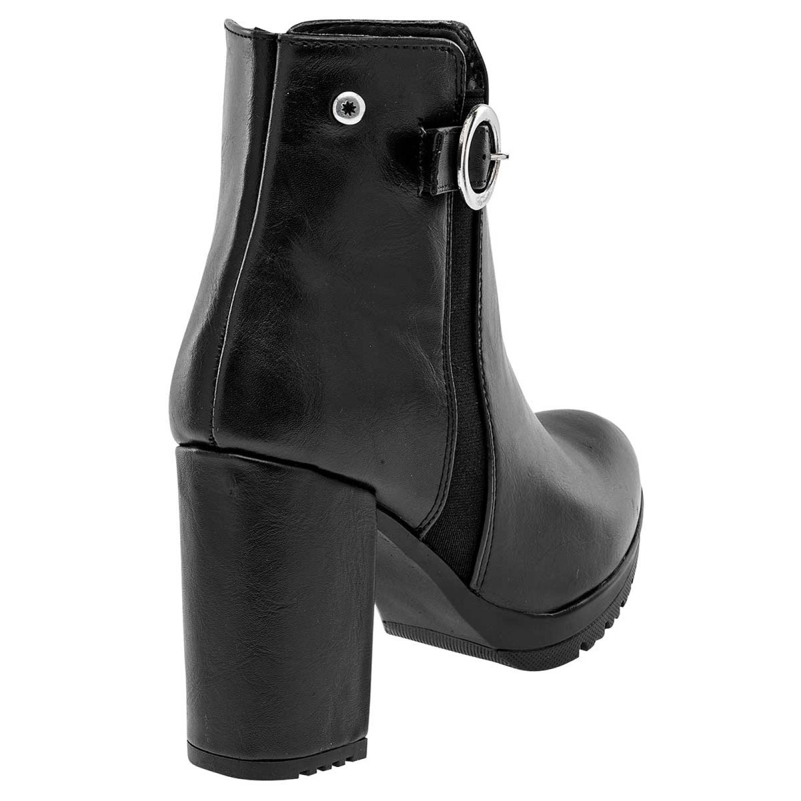 Moramora lady carolina Botin Mujer Negro