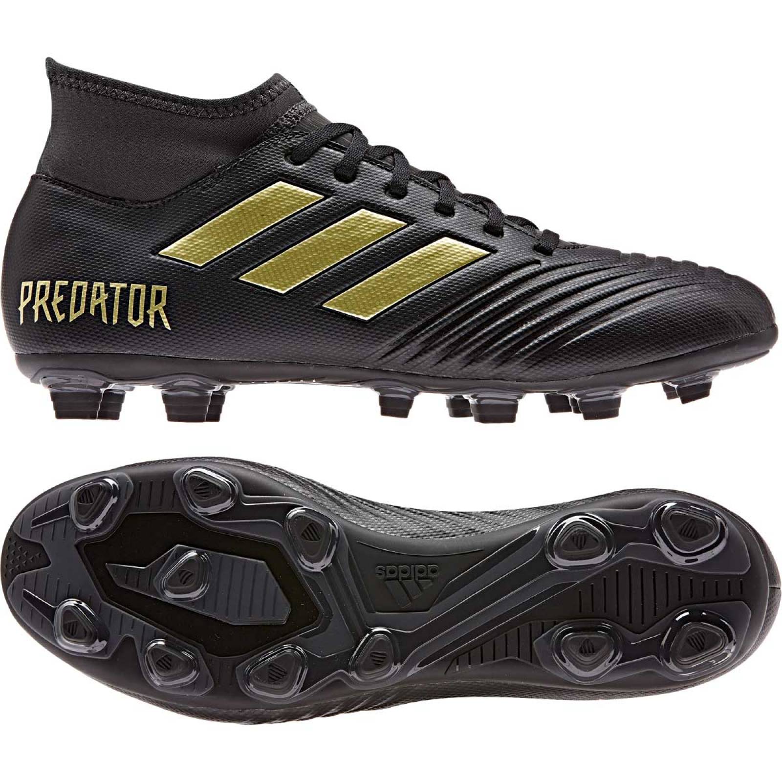 adidas dorado con negro