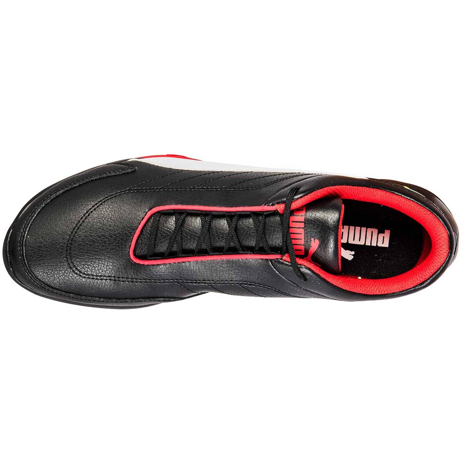 tenis puma negro con blanco