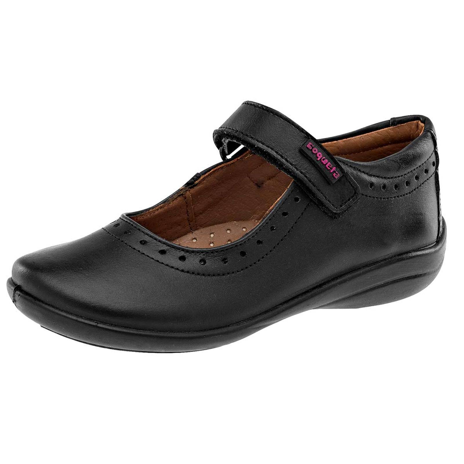 Coqueta Zapato Mujer Negro