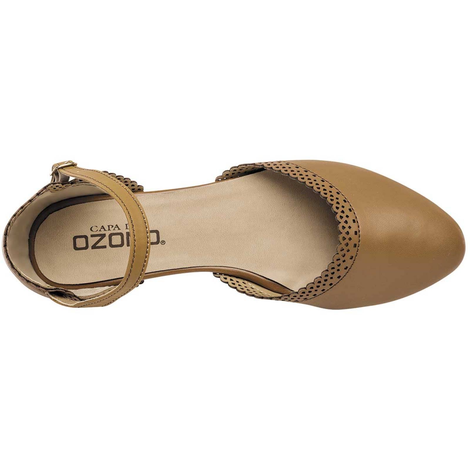 Capa de ozono Zapato Mujer Camel
