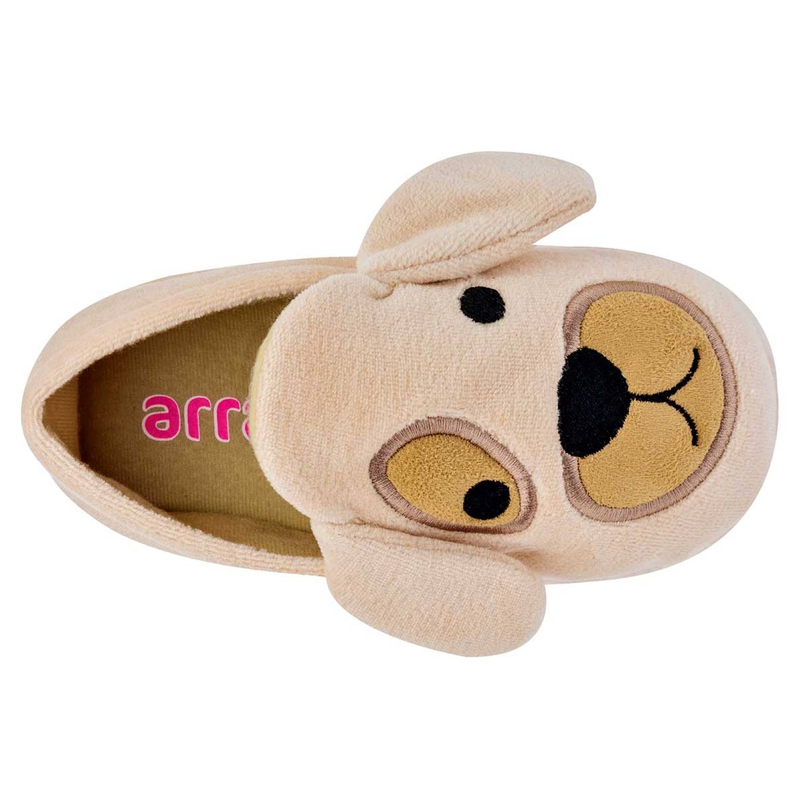 Arra Pantufla Niña Beige