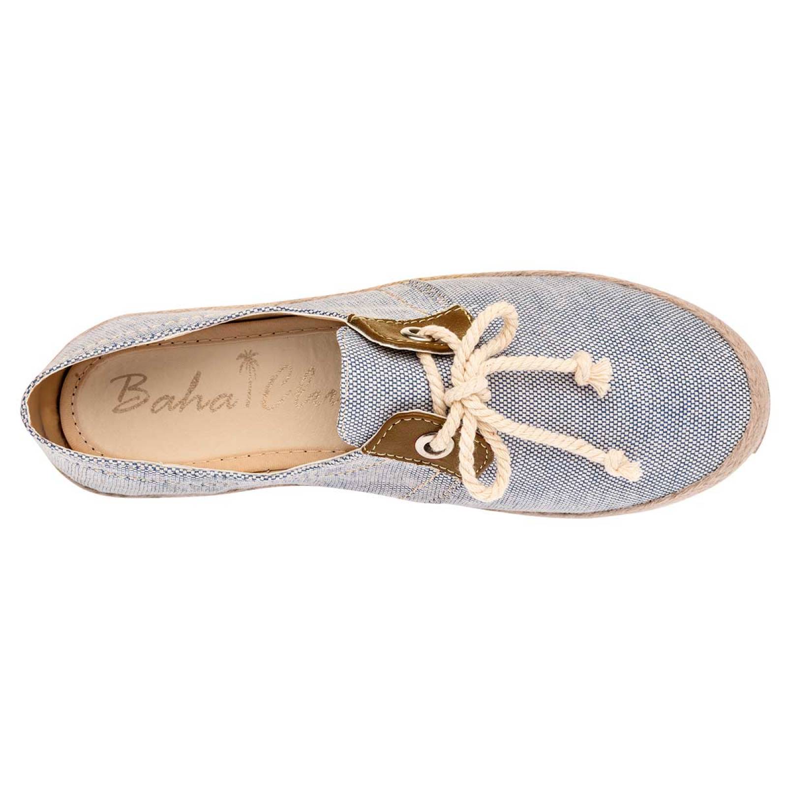 Baha club Zapato Mujer Azul cafe