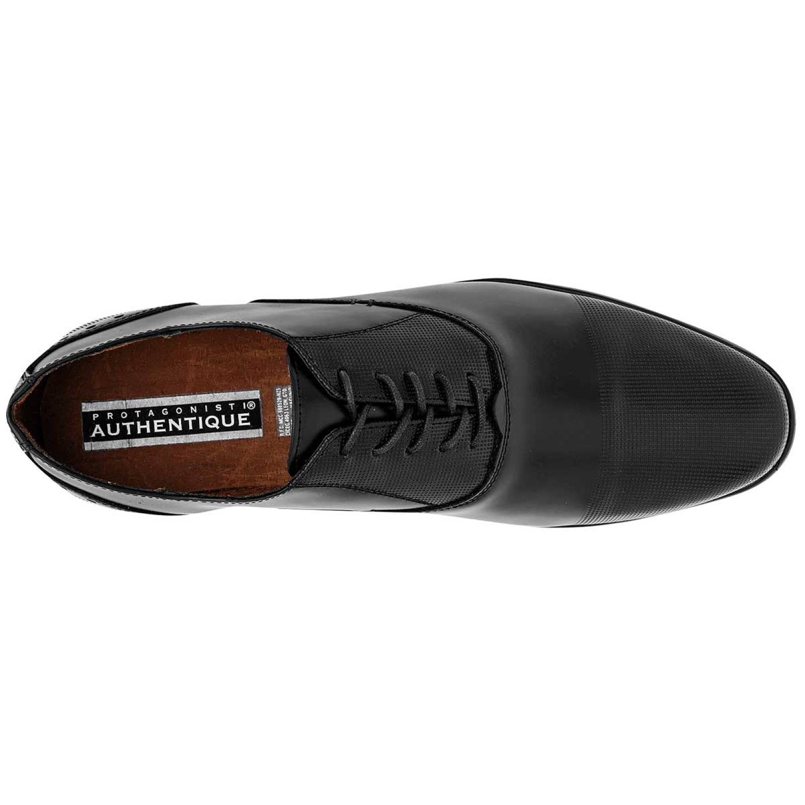 Authentique Zapato Hombre Negro