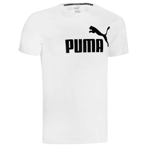 Puma Playera Hombre Blanco negro ess no.1 tee