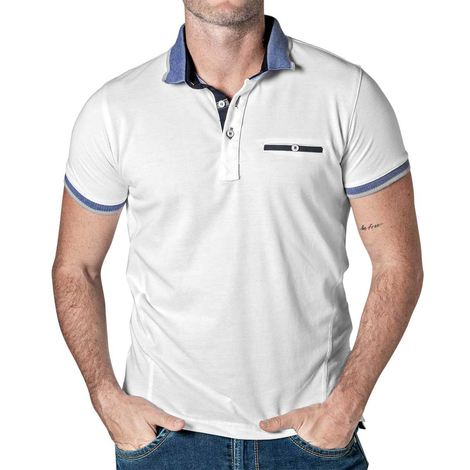 Sell jeans Polo Hombre Blanco