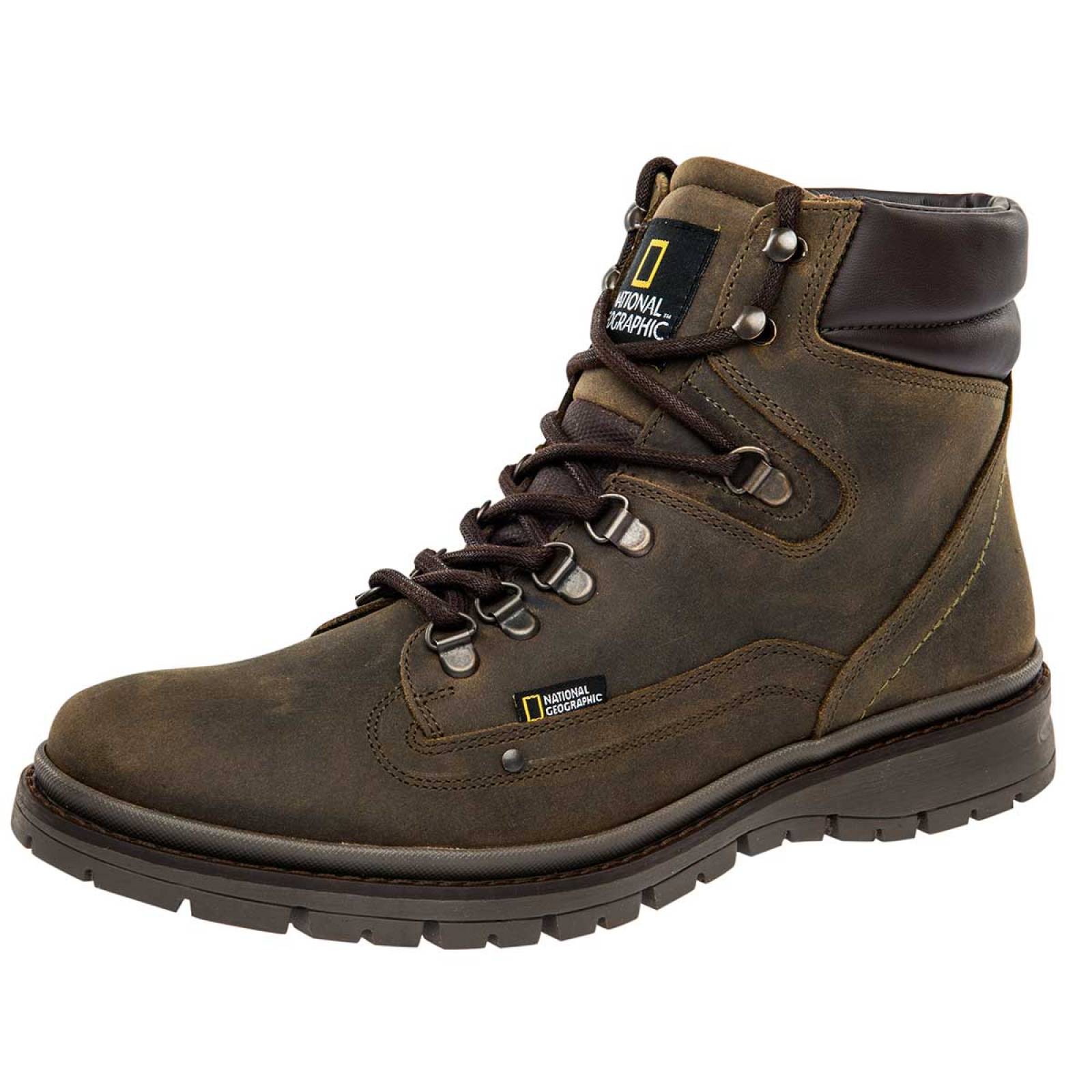 National geographic Bota y botin Hombre Cafe