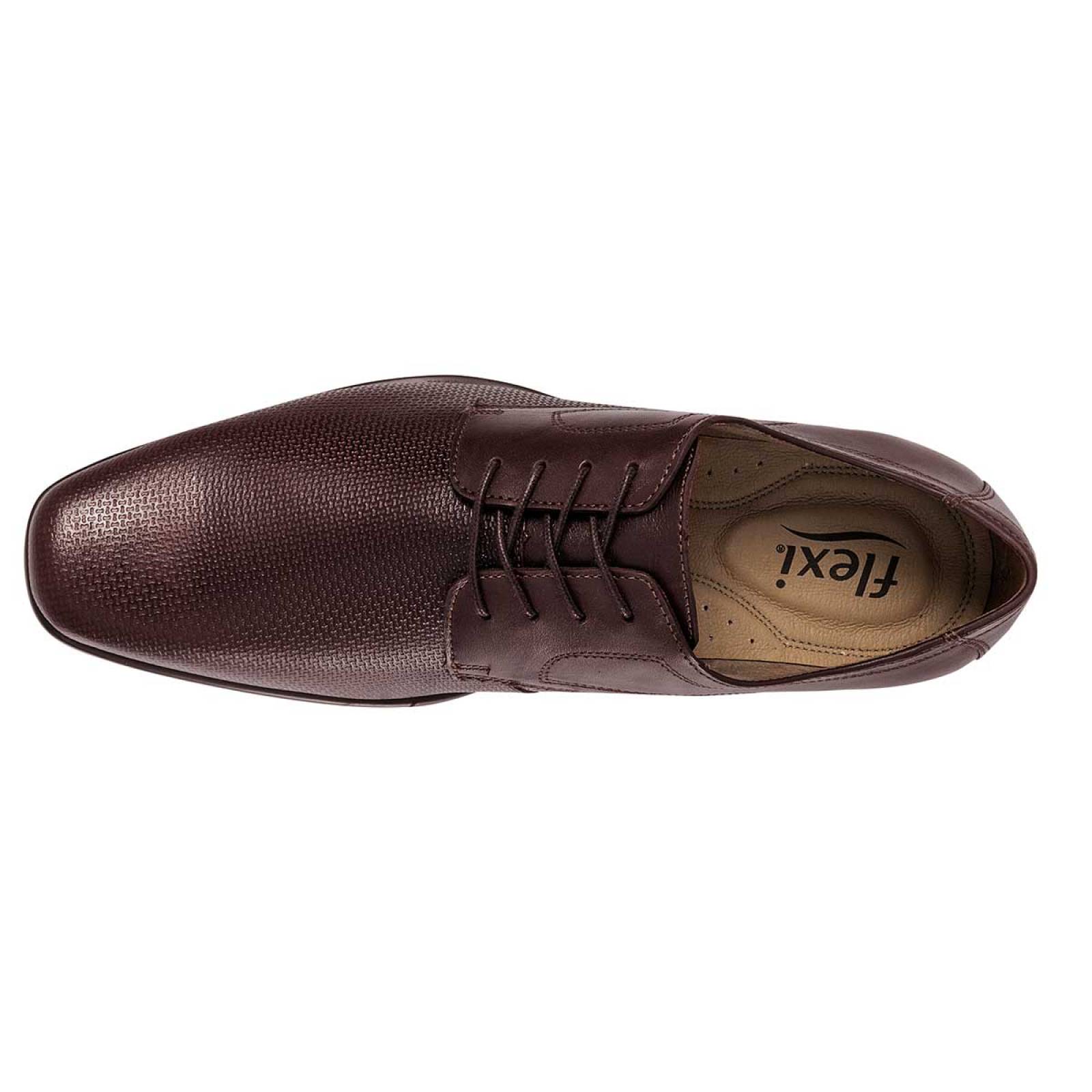 Flexi Zapato Hombre Cafe