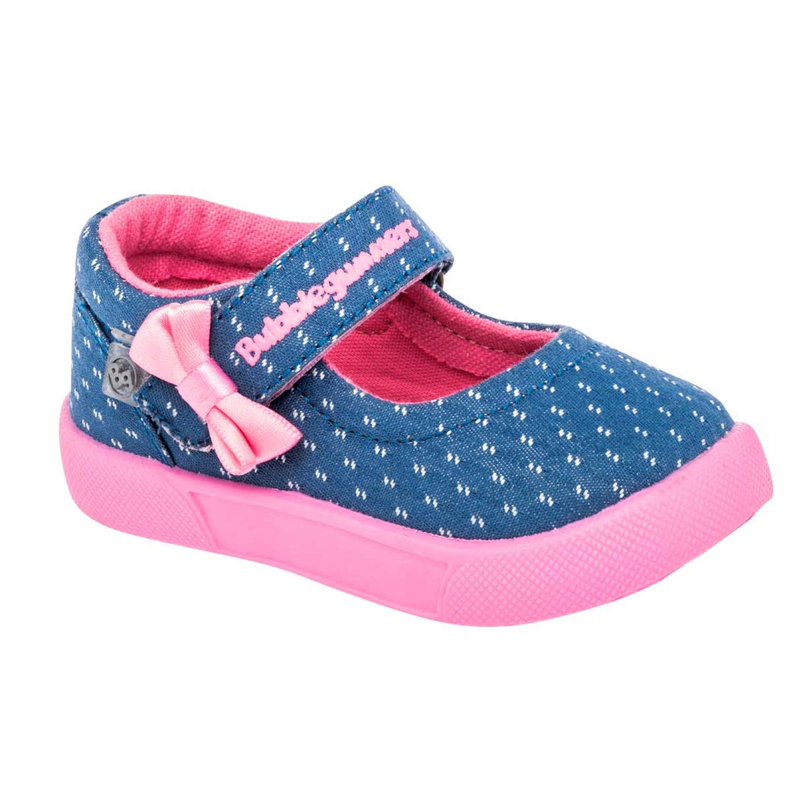 Bubble Gummers tenis urbano color azul rosa ni a azul rosa codigo