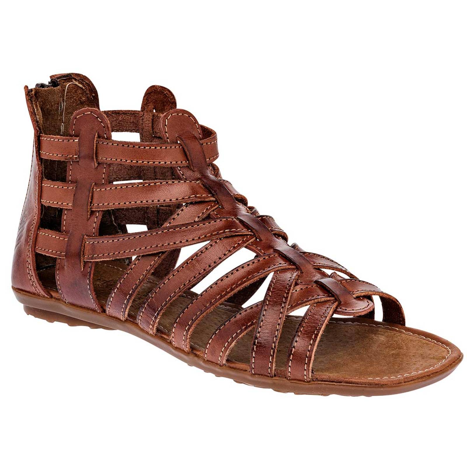 Mora Tierra Sandalia para mujer café, código 102226-1