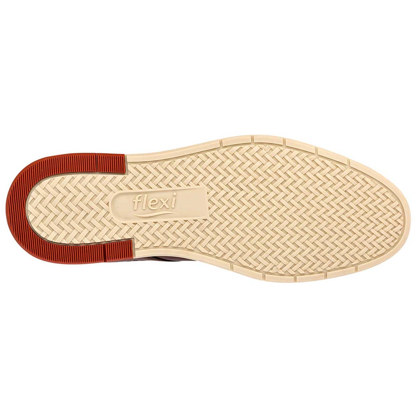 Flexi Zapato casual para hombre camel, codigo 100561-1