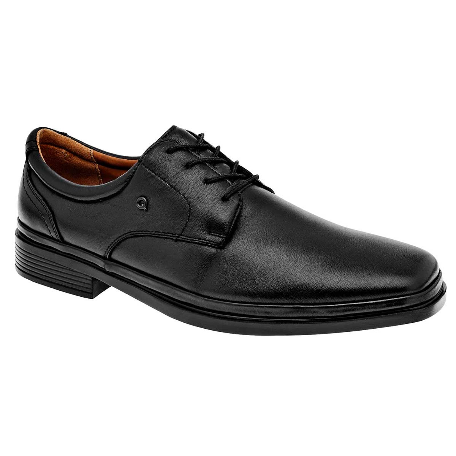 Quirelli Zapato de vestir para hombre negro codigo 101080 1