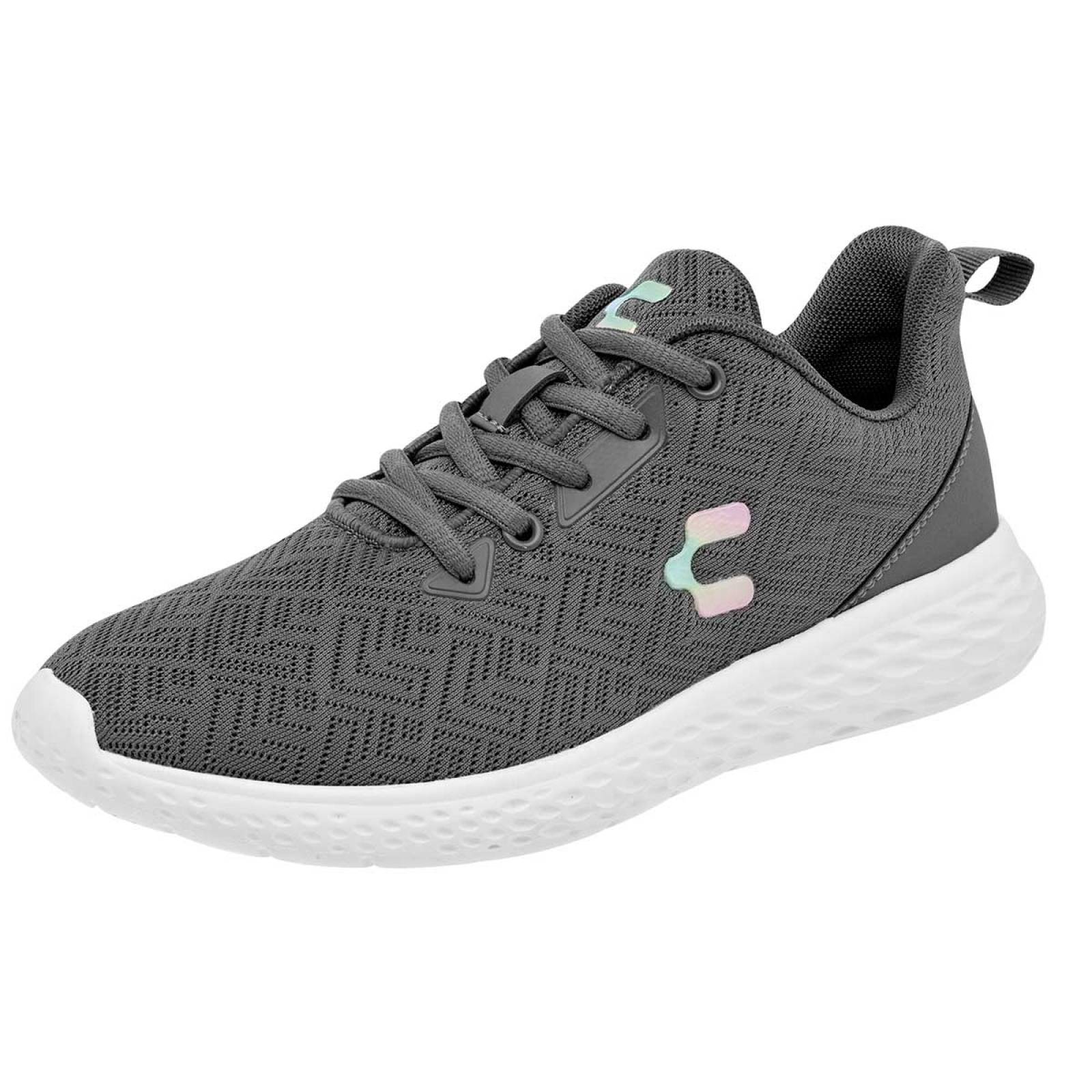 Charly Tenis deportivo para joven gris, codigo 98448-1