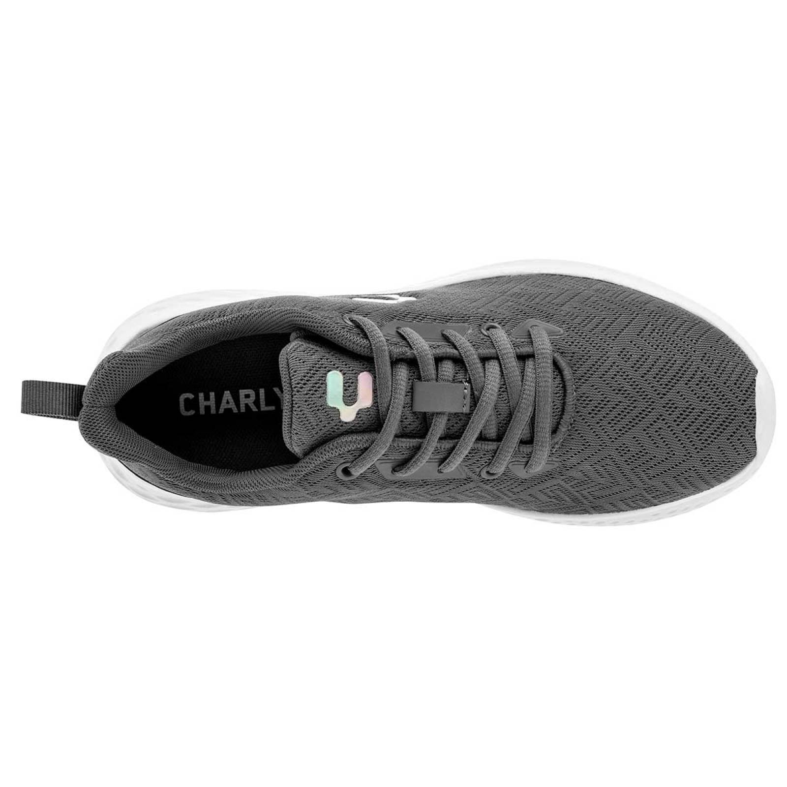 Charly Tenis deportivo para joven gris, codigo 98448-1