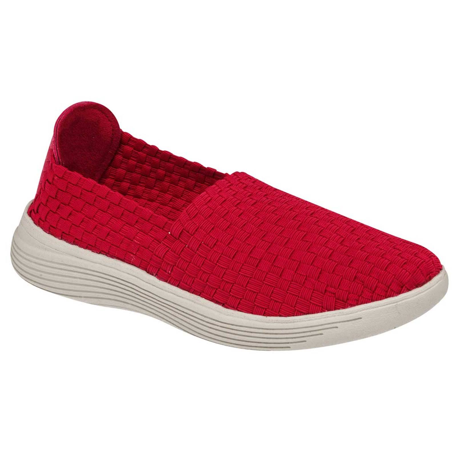 Flexi Tenis urbano para mujer rojo, codigo 103682-1