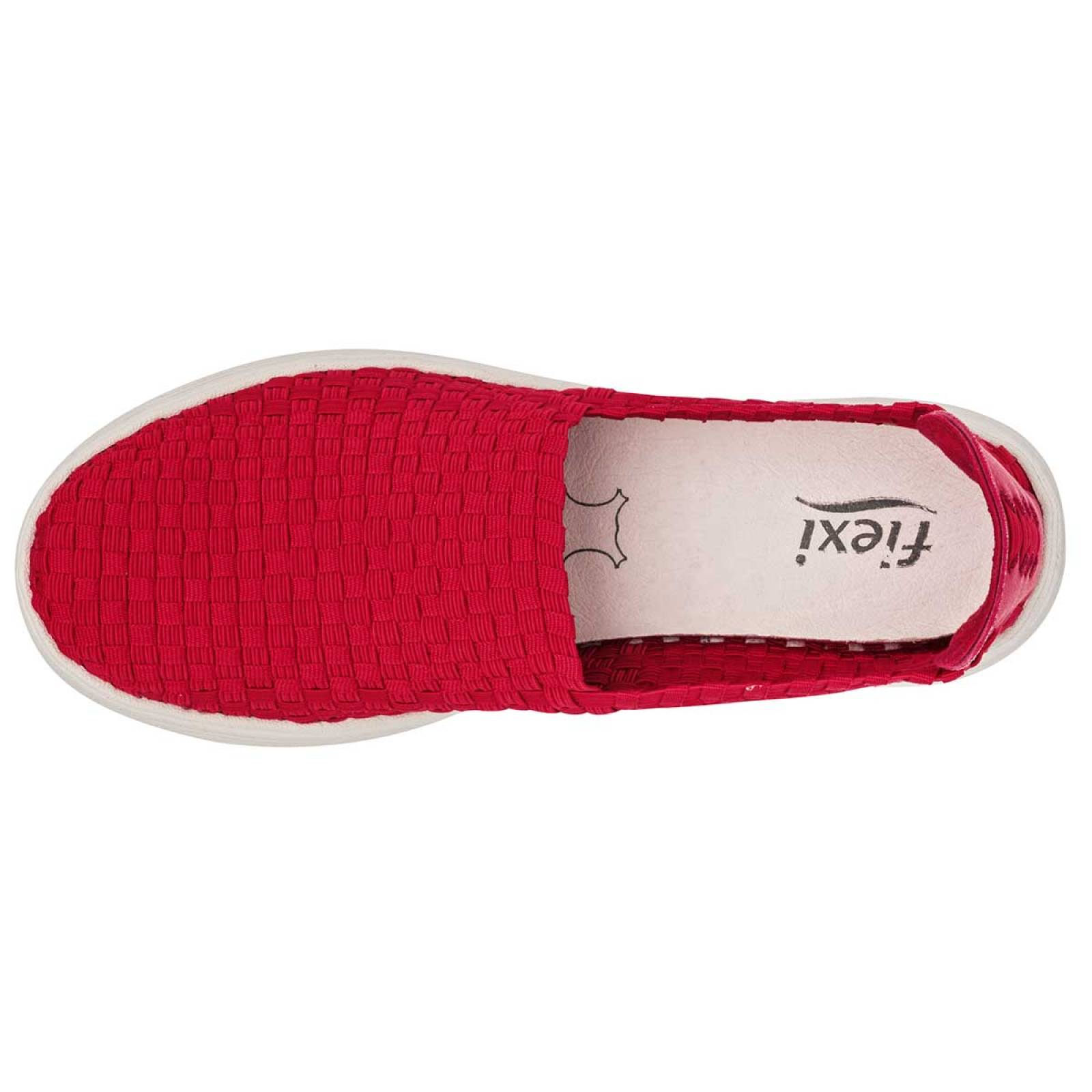 Flexi Tenis urbano para mujer rojo, codigo 103682-1