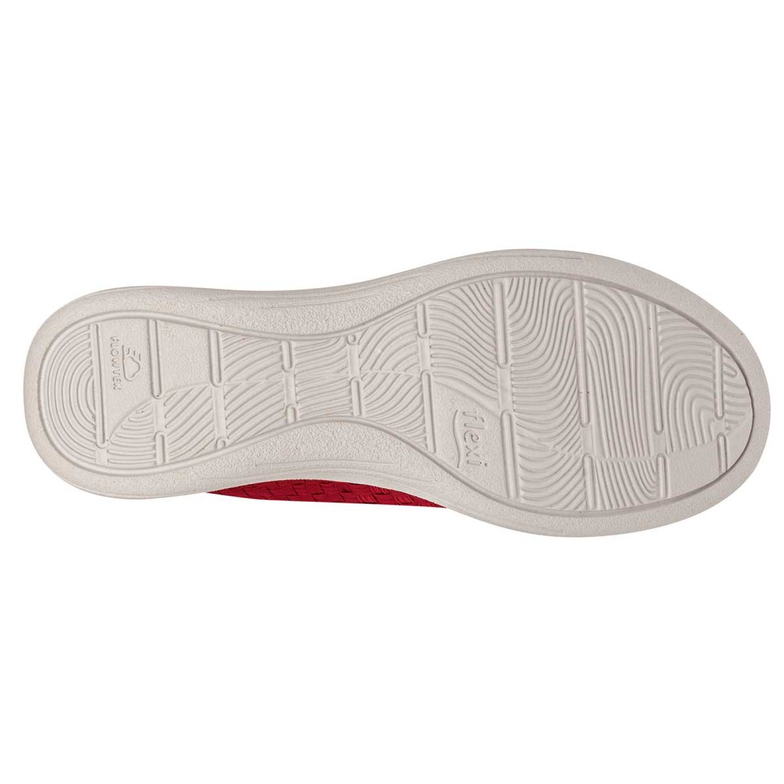 Flexi Tenis urbano para mujer rojo, codigo 103682-1