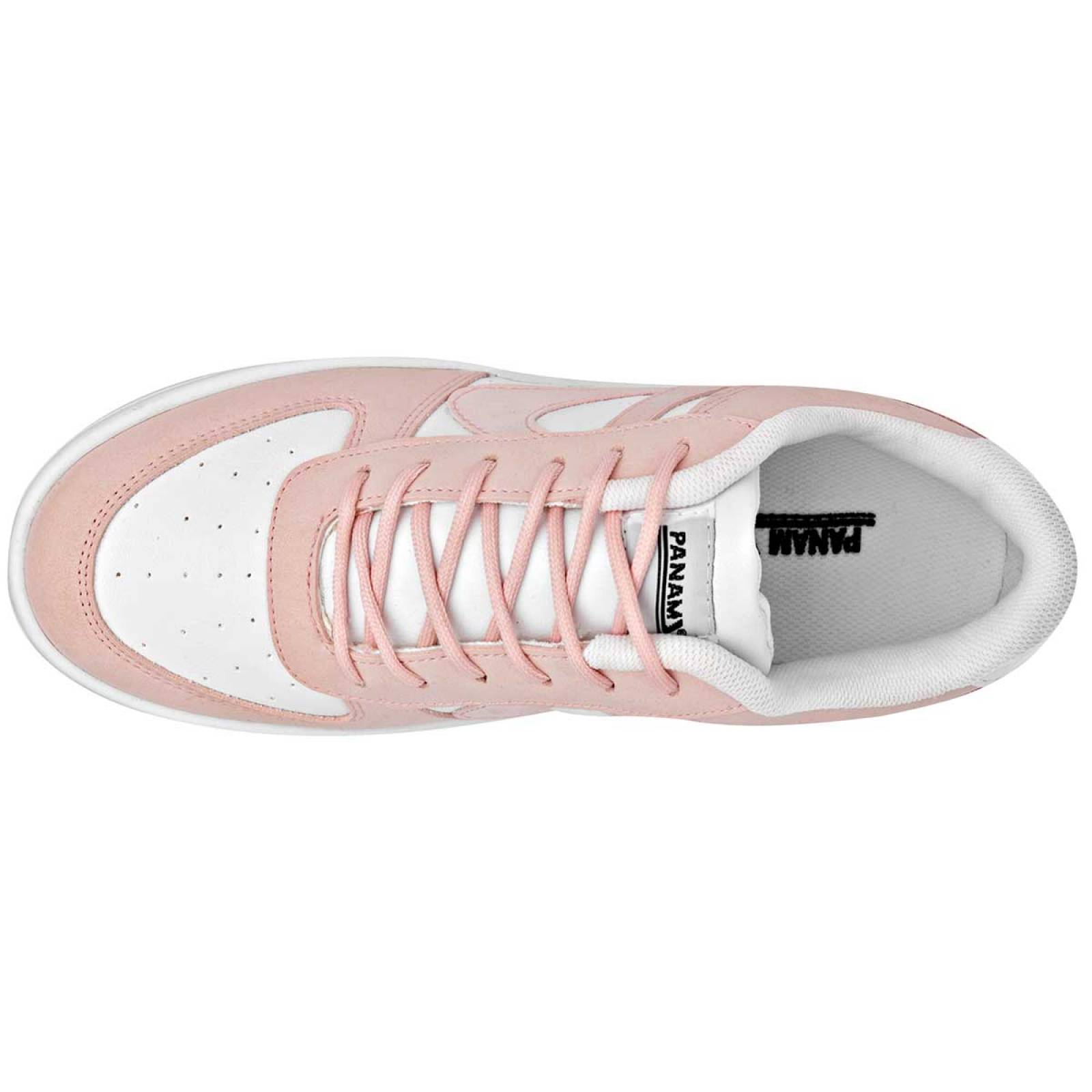 Panam Tenis urbano para mujer rosa blanco, codigo 104887-1