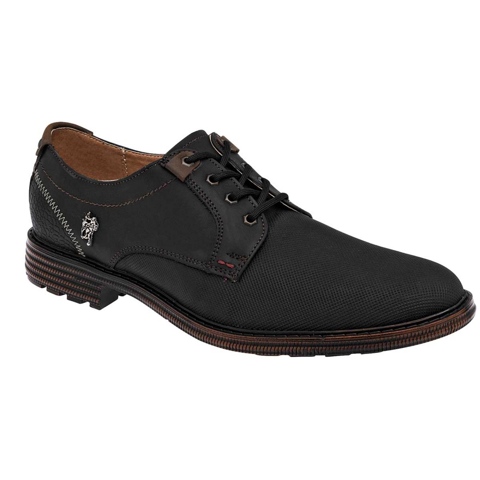 American Polo Zapato casual para hombre negro, codigo 104158-1