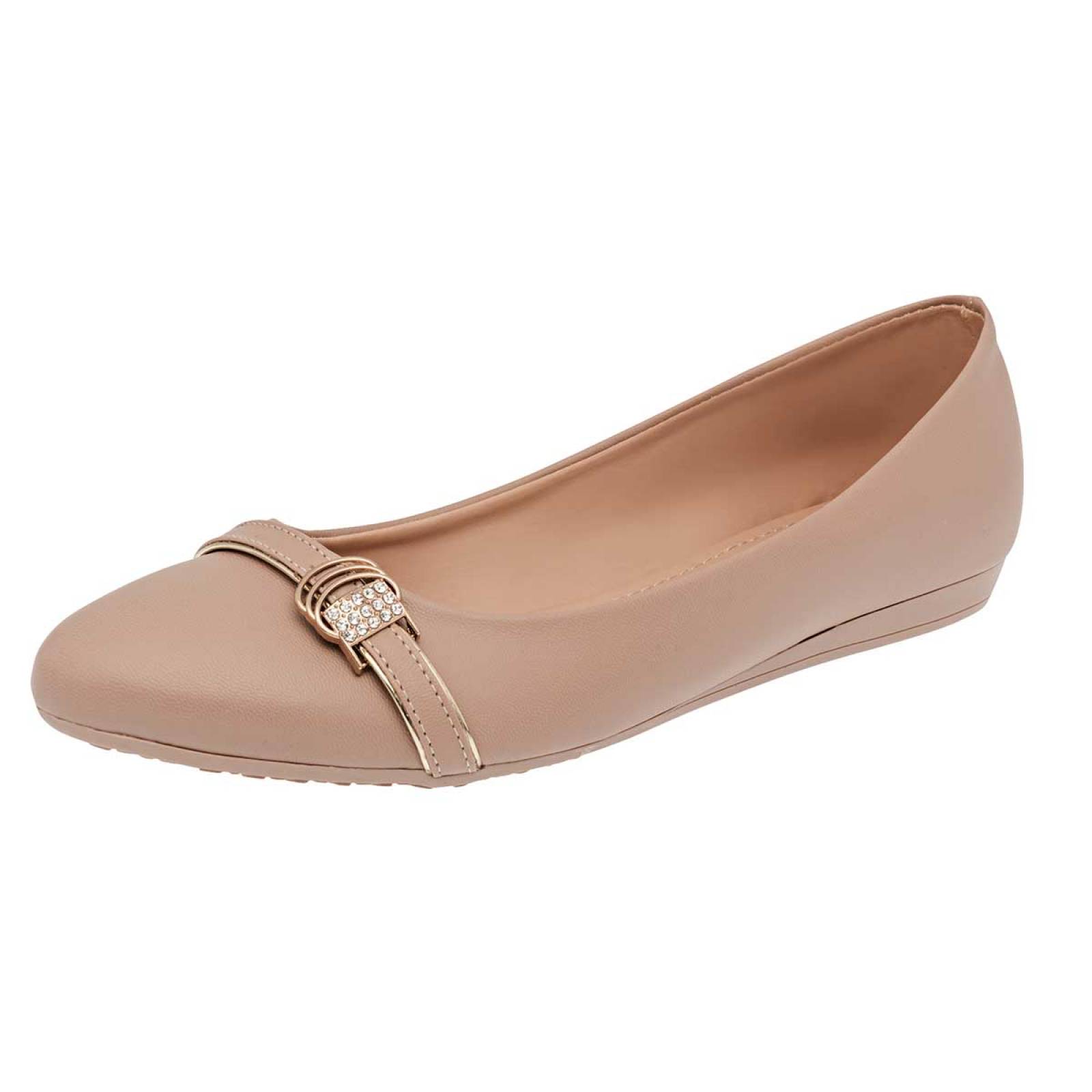 Clasben Balerina para mujer beige, codigo 108401-1