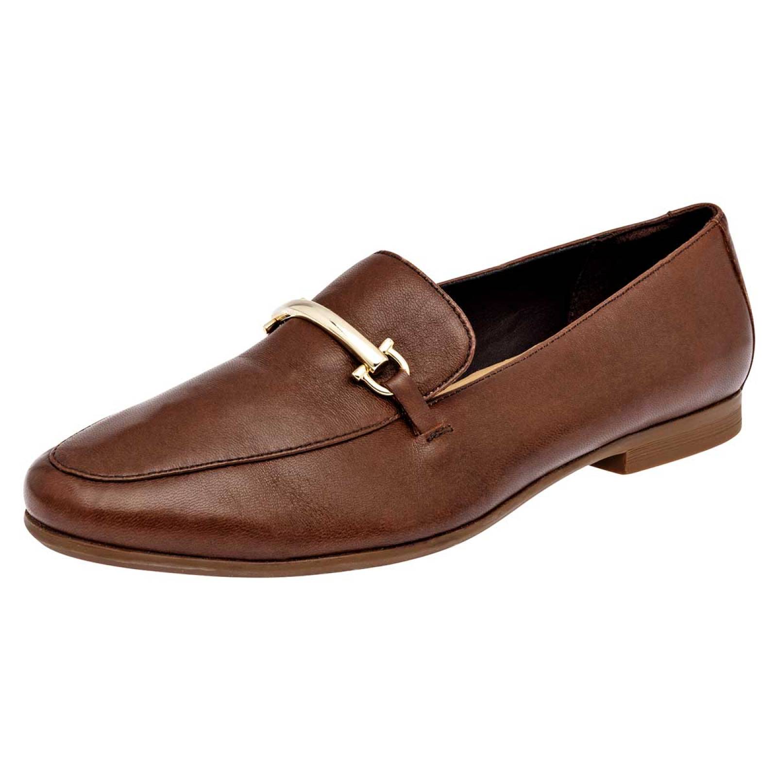 Flexi Zapatos para mujer café, codigo 108624-1
