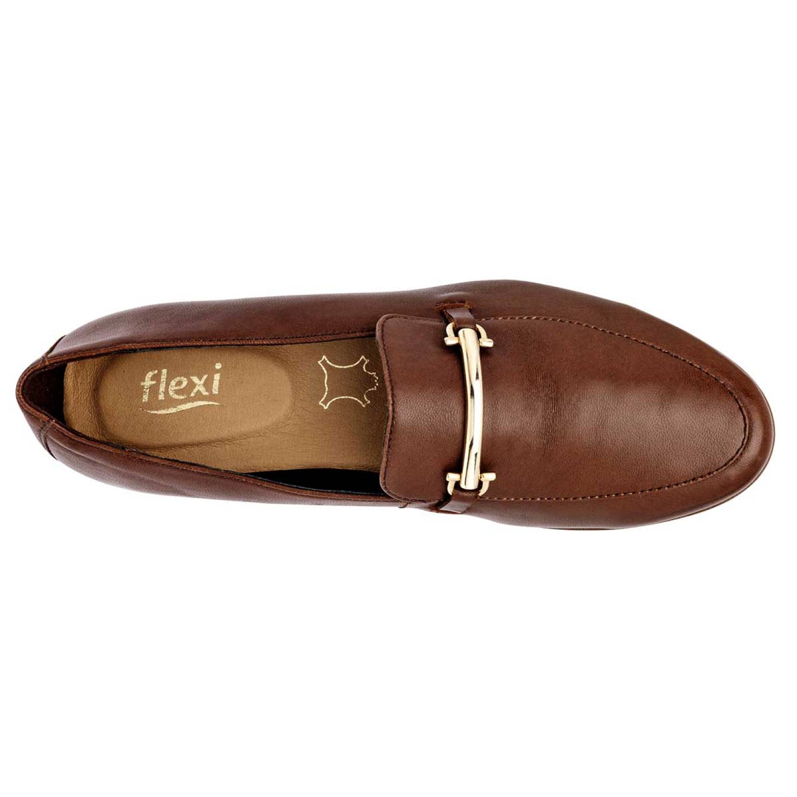 Flexi Zapatos para mujer café, codigo 108624-1