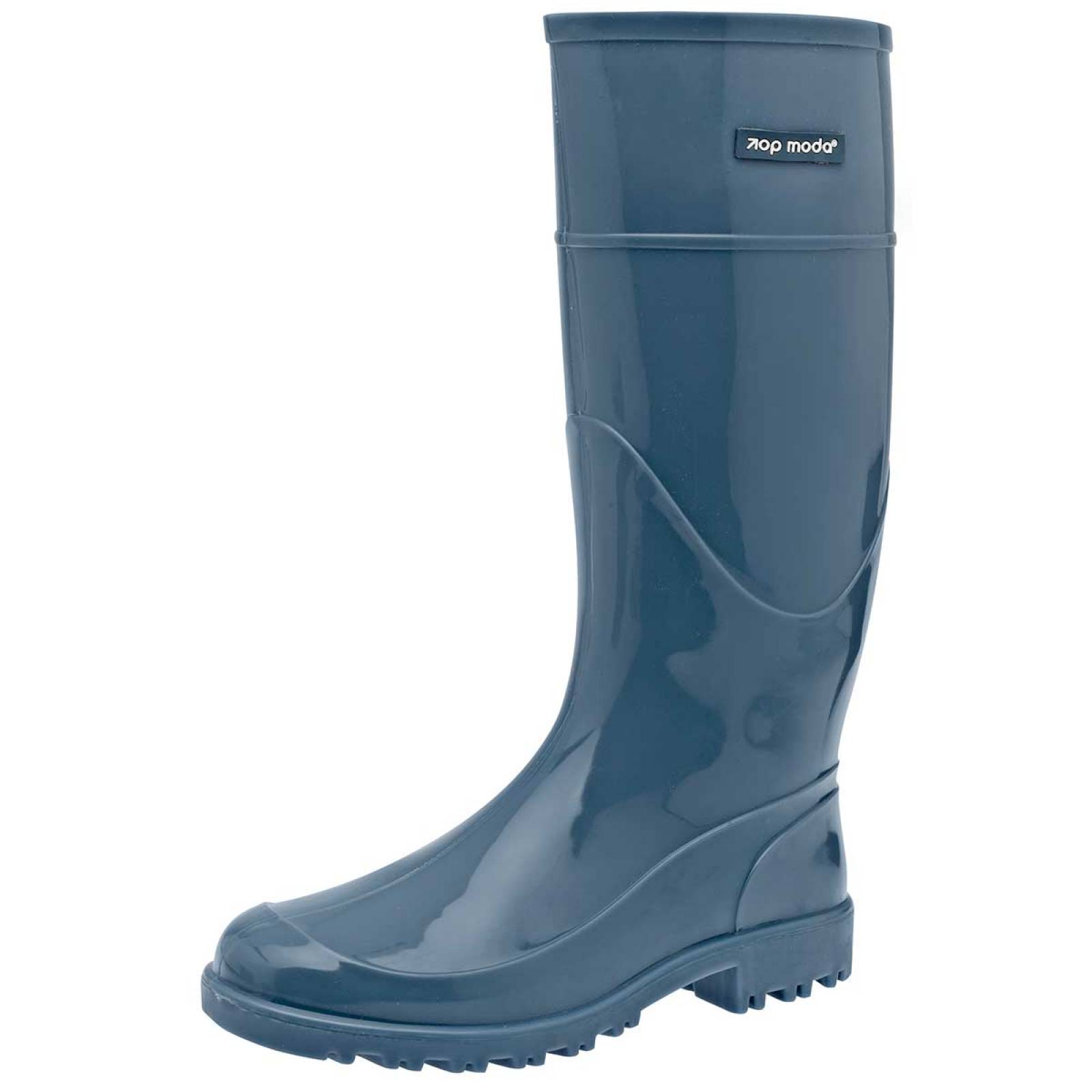 Top Moda Botas de lluvia para mujer marino impermeable, codigo 105400-1
