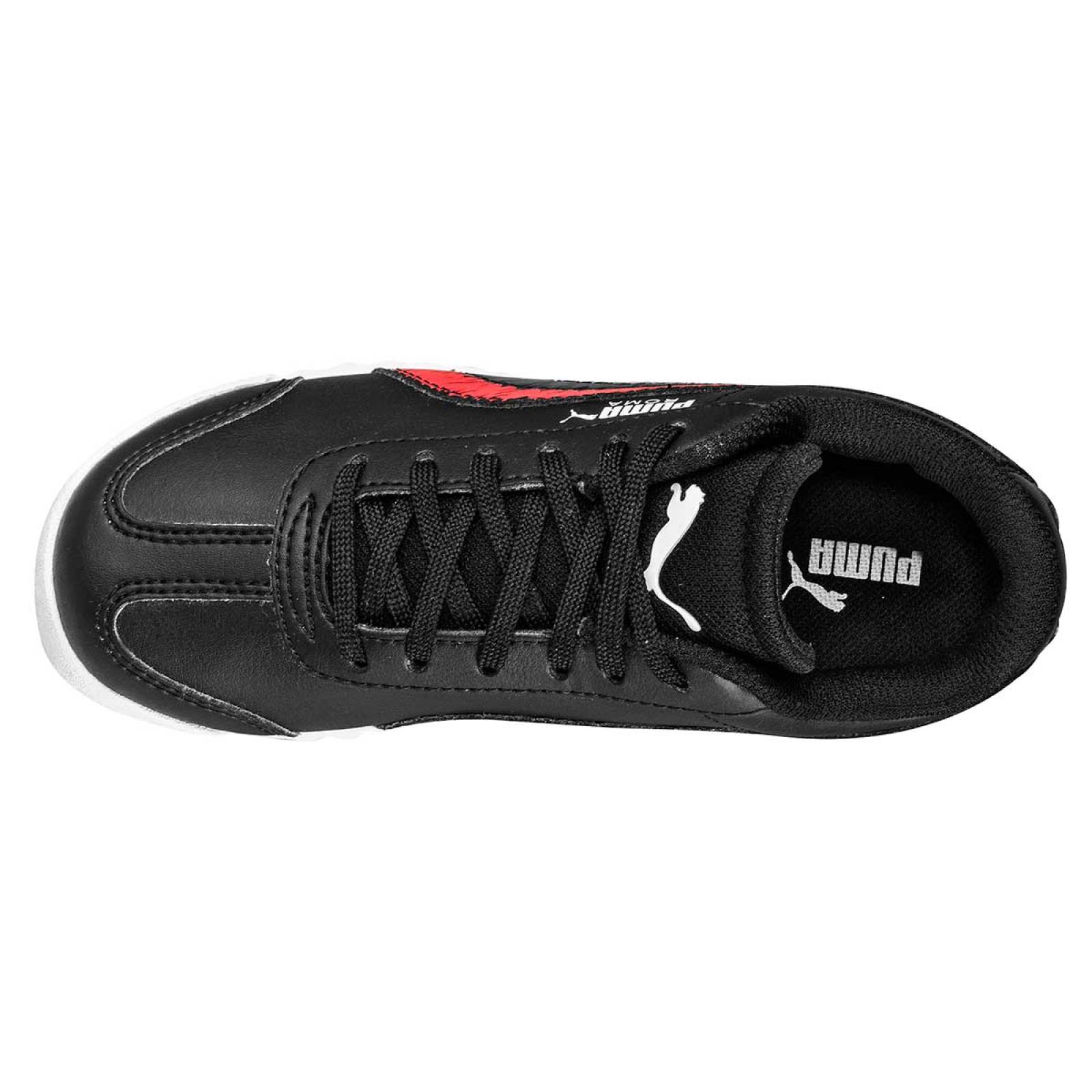 Puma Tenis urbano para niño negro azul rojo, codigo 96983-1