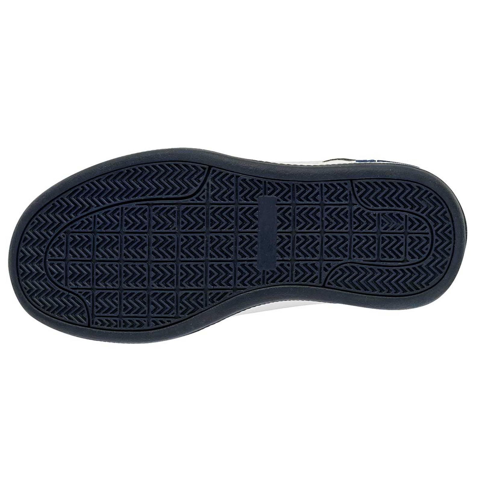 Caprice Tenis urbano para niño blanco marino, codigo 70038-1