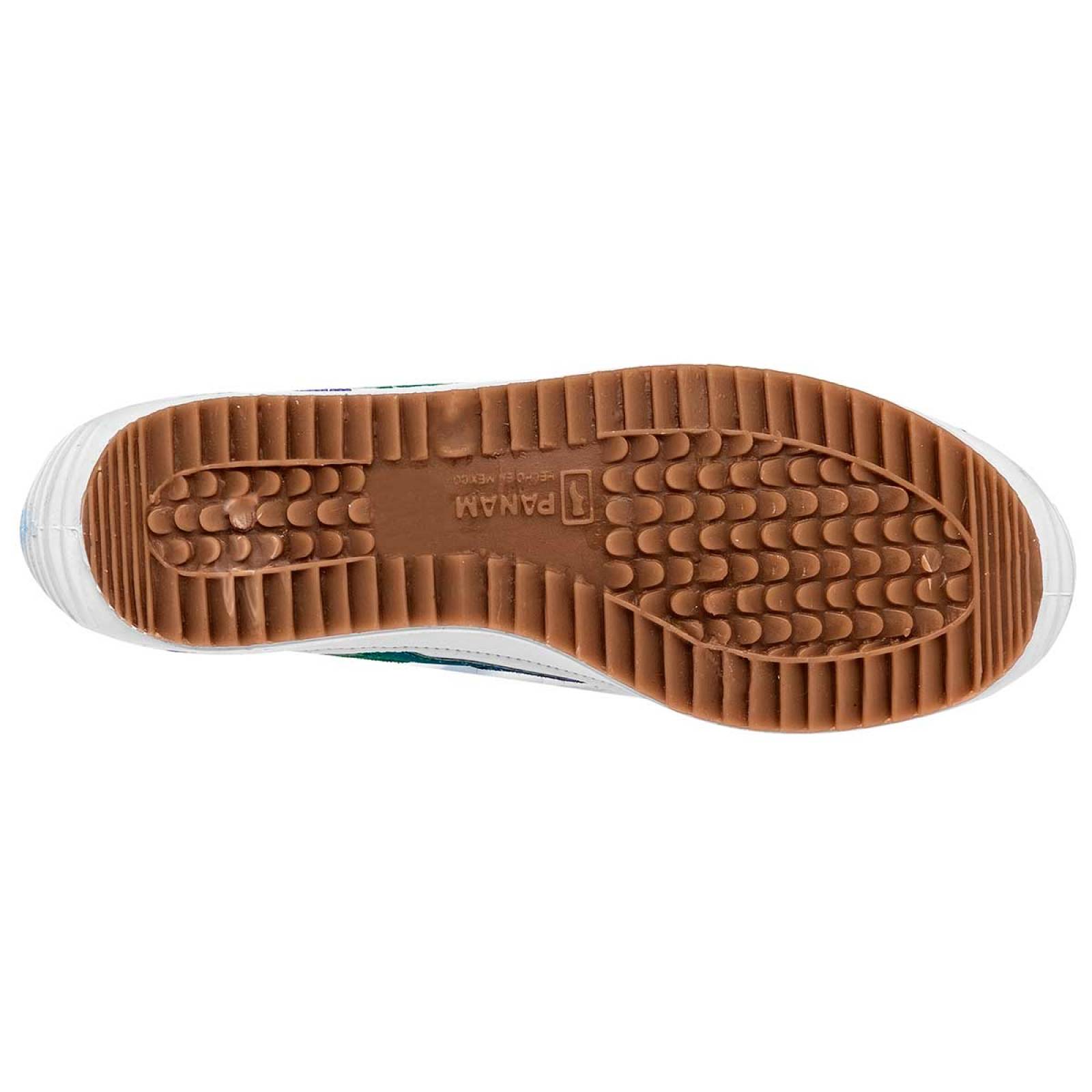 Panam Tenis urbano para hombre blanco multicolor, Cod. 104890-2