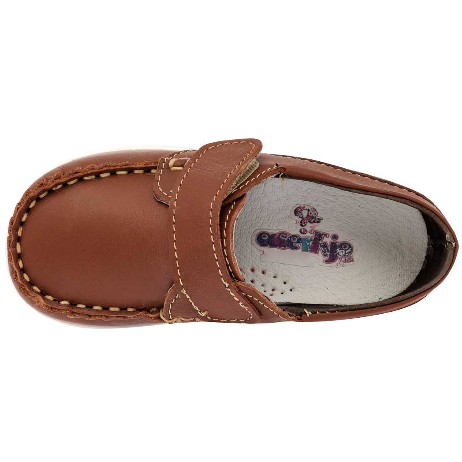 Acertijo Zapato casual para niño camel, Cod. 100653-2