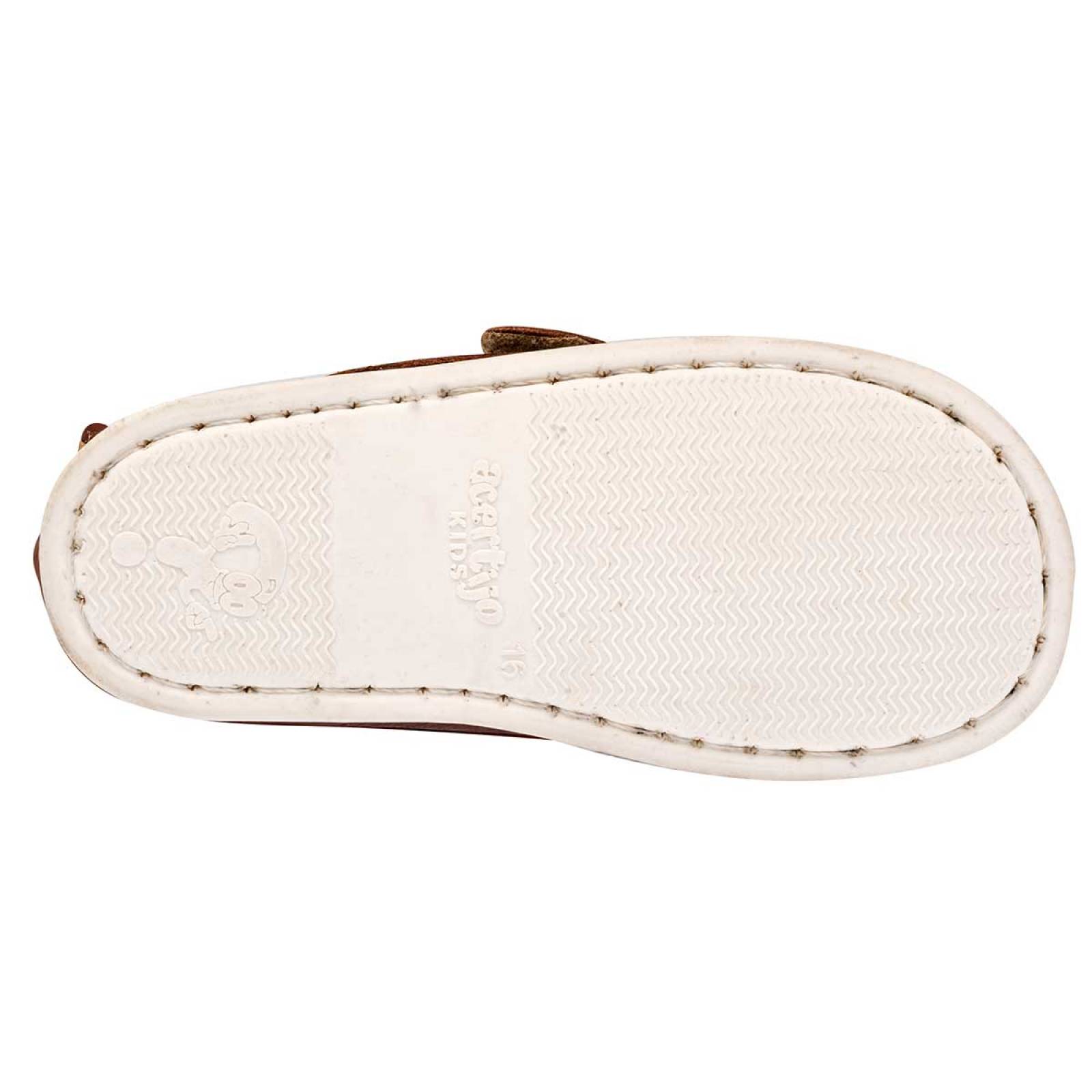 Acertijo Zapato casual para niño camel, Cod. 100653-2