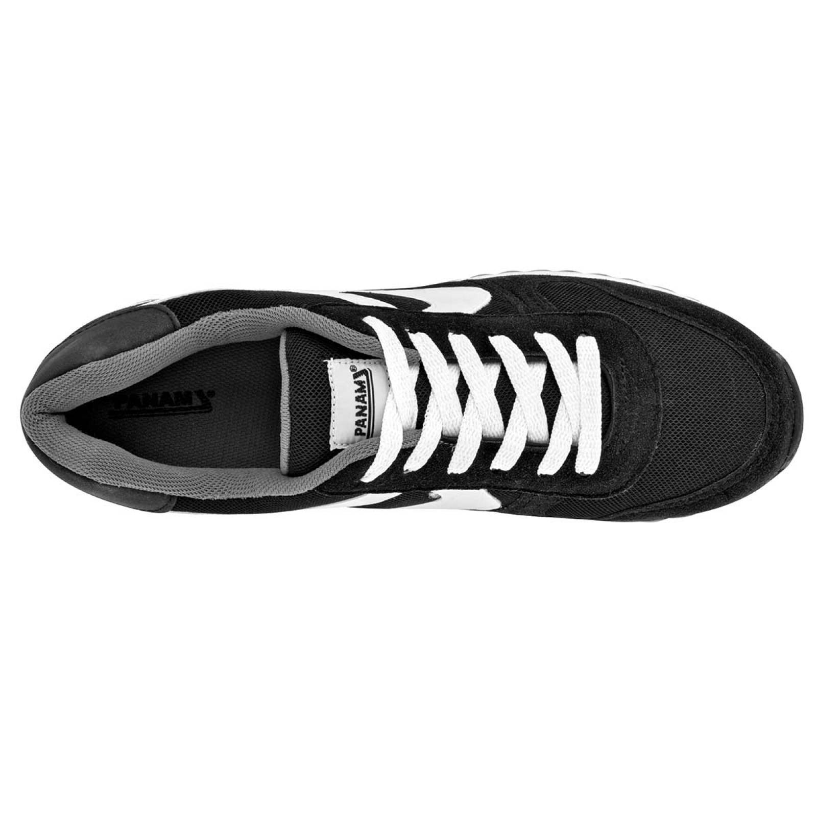 Panam Tenis deportivo para joven negro blanco, Cod. 101035-1