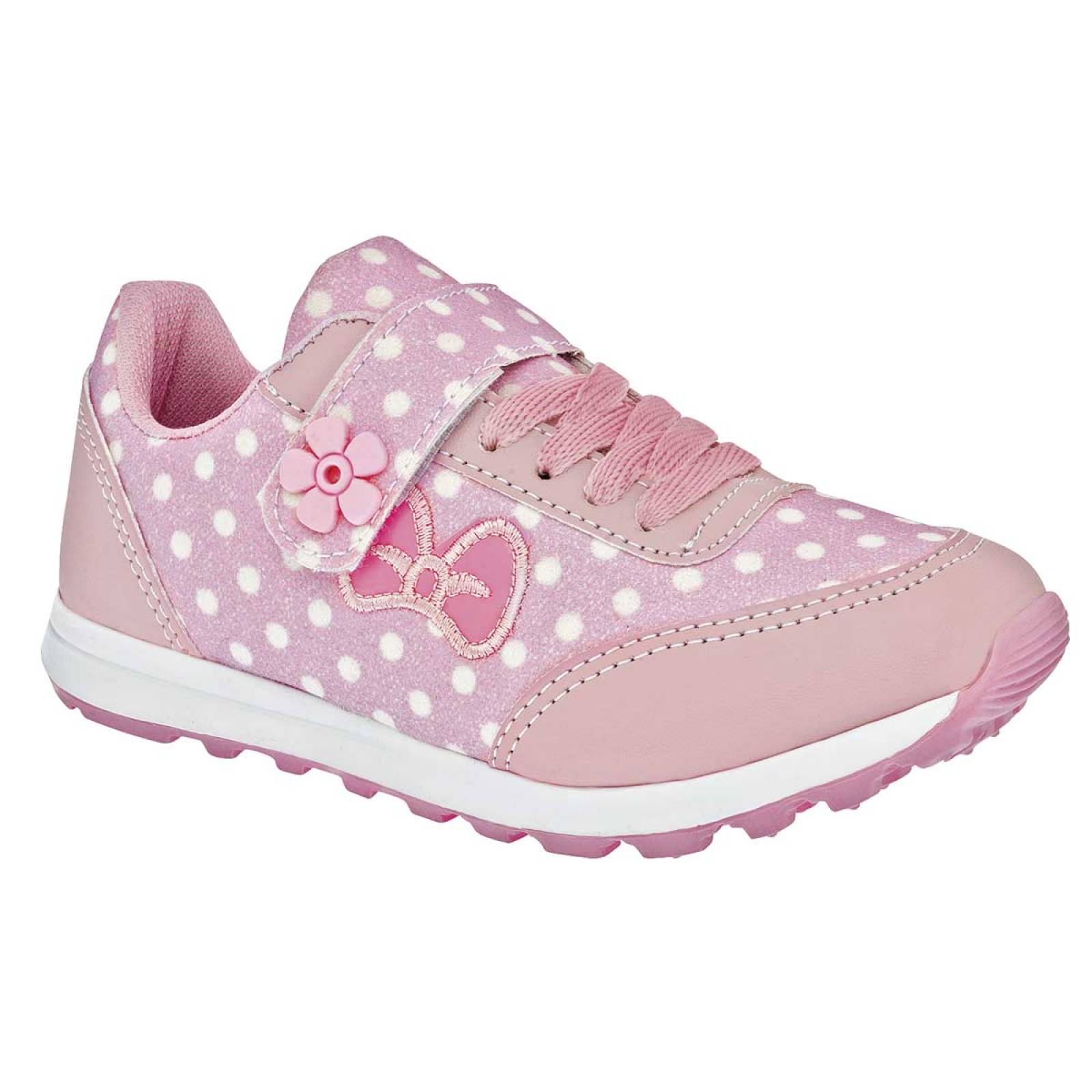 Celex Tenis urbano para niña rosa blanco, Cod. 100768-2