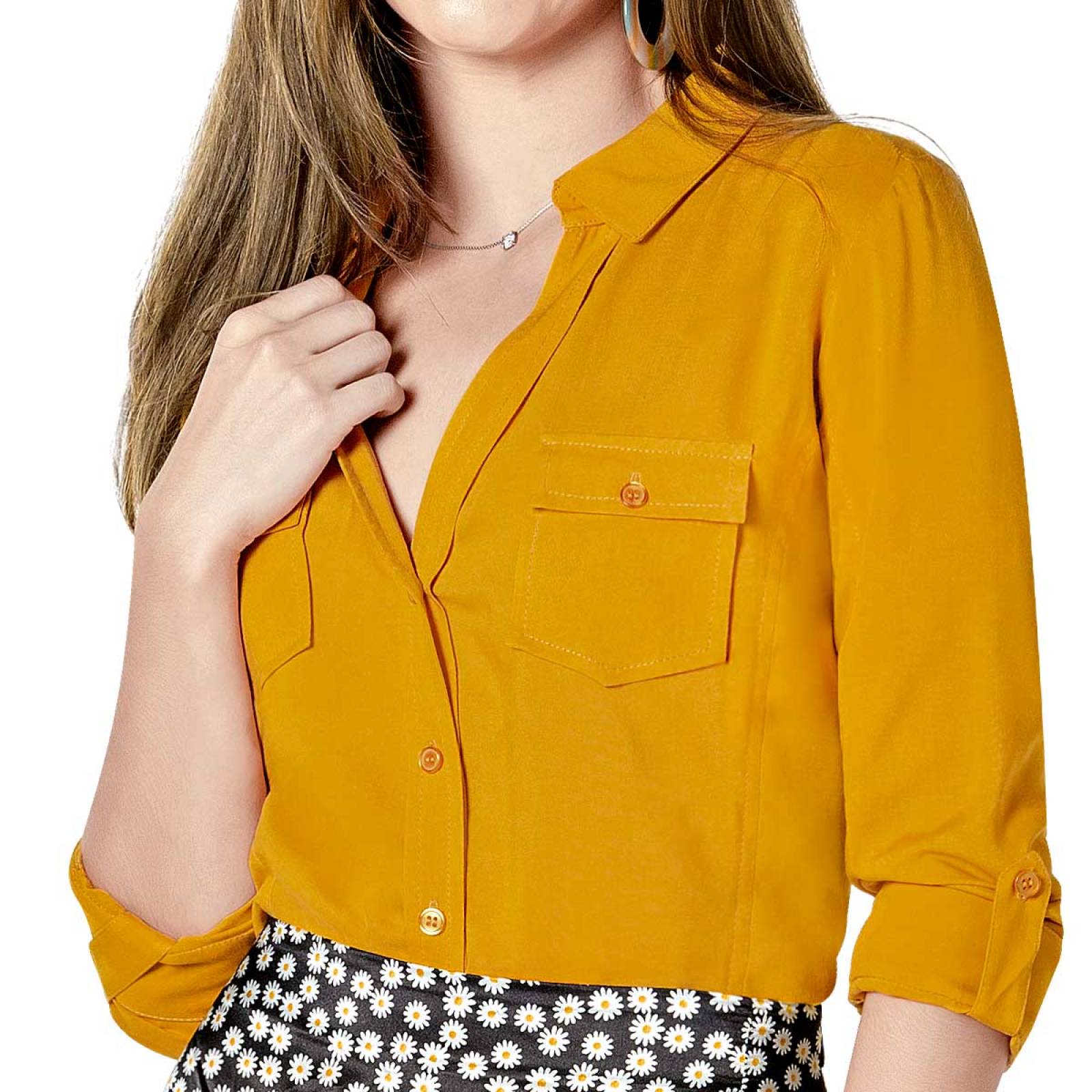 Felker Blusa para mujer amarillo cdigo 1178721
