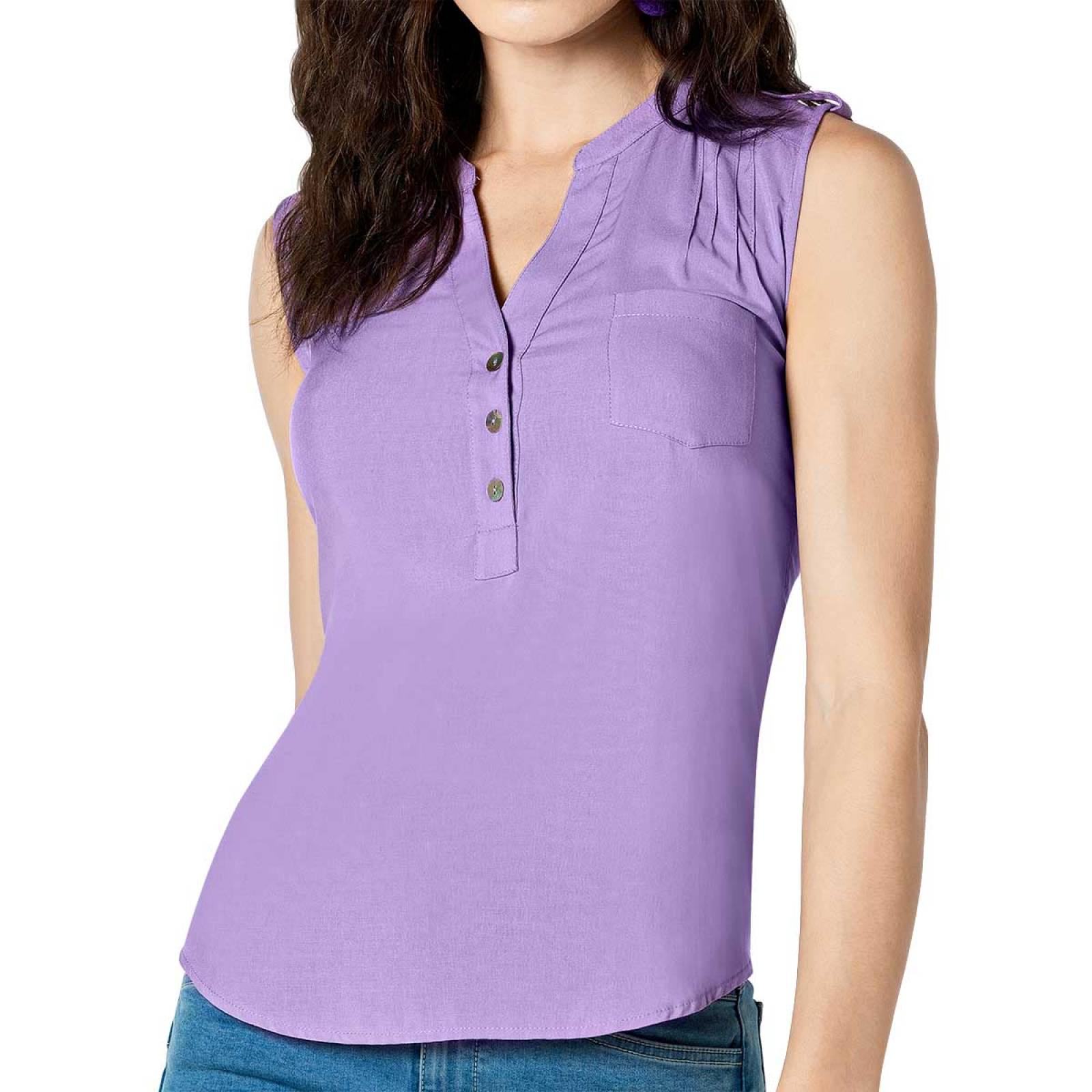 Playeras Lila Mujer