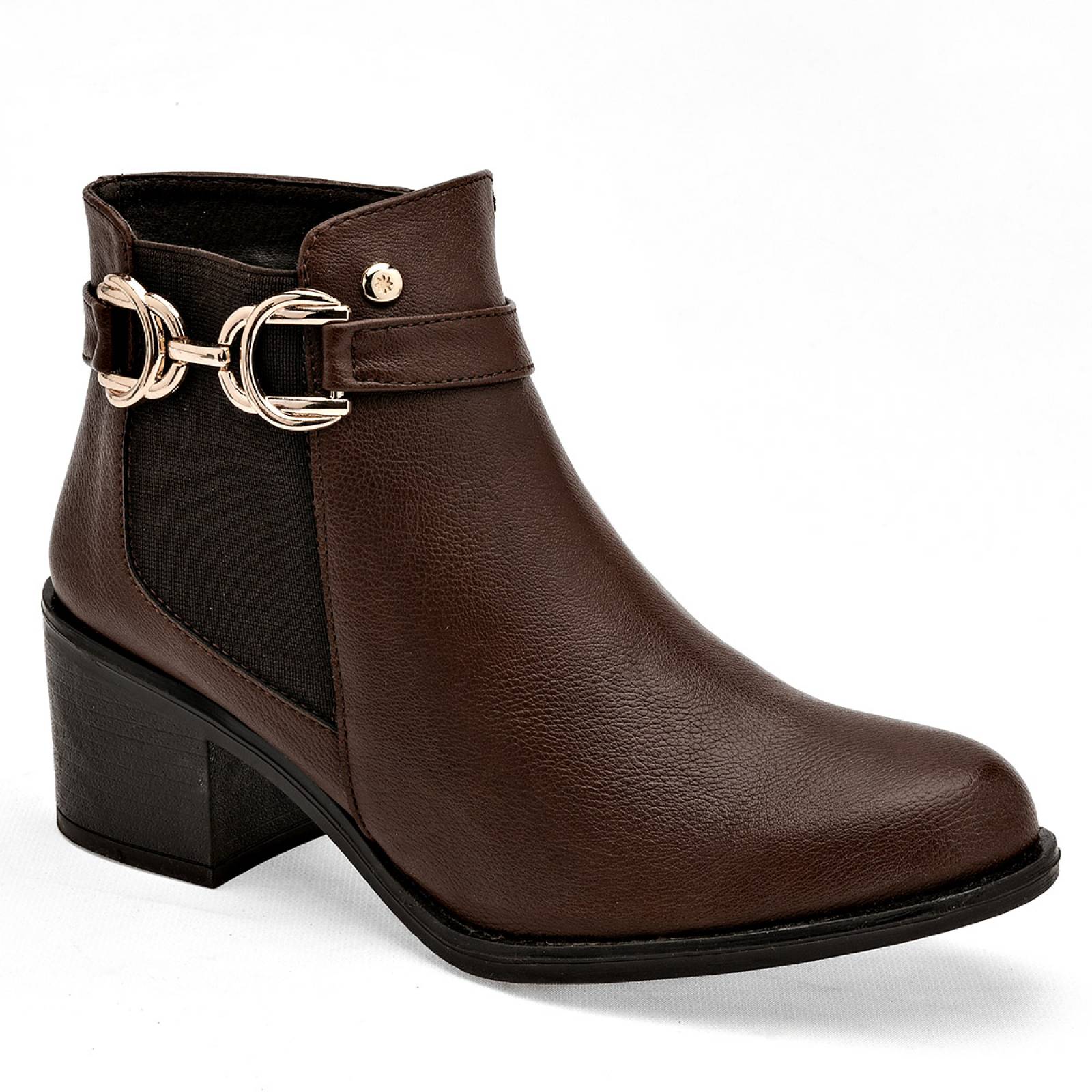 Moramora Botn para mujer caf cdigo 120892E