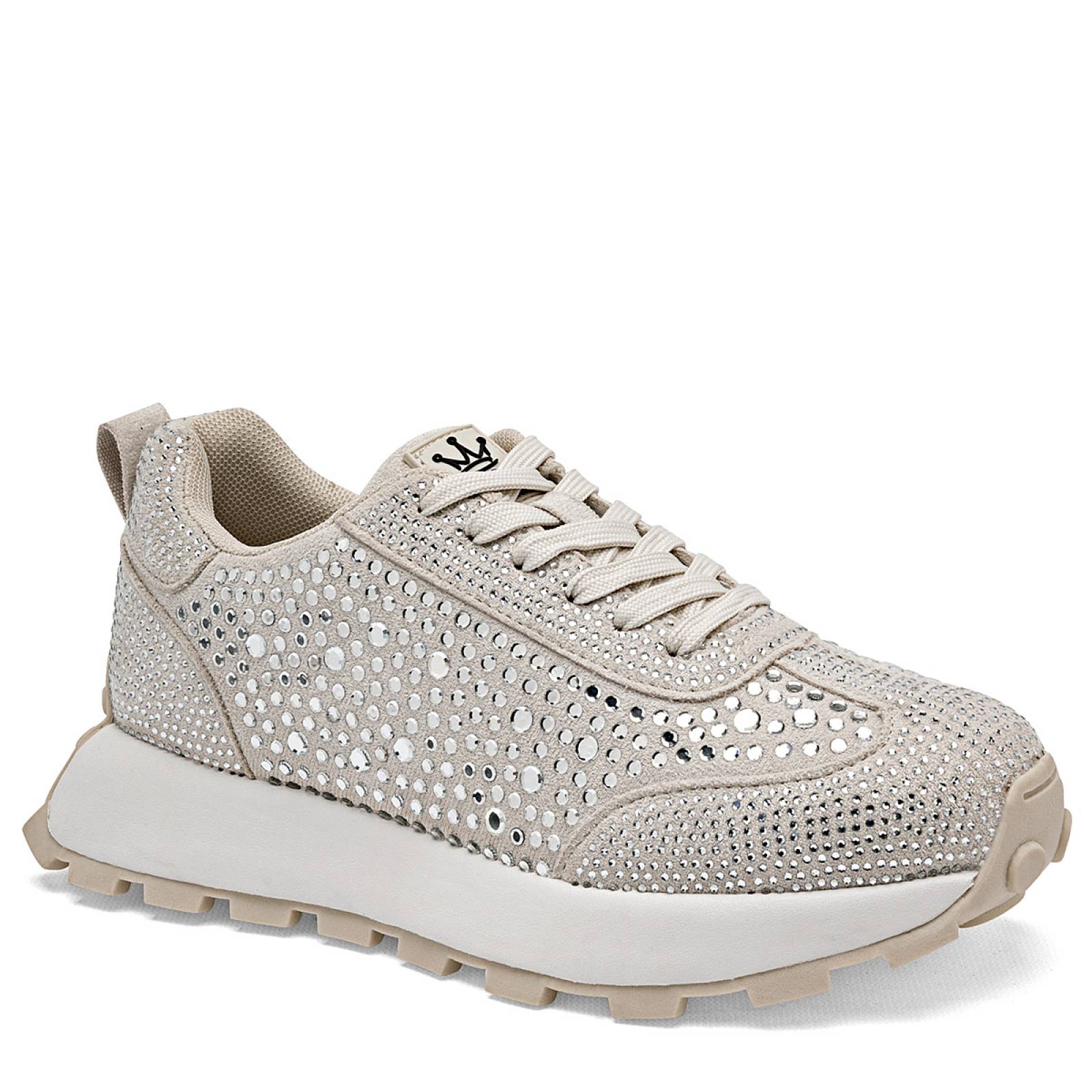 Clasben Tenis urbano para mujer late plata Codigo 126036E