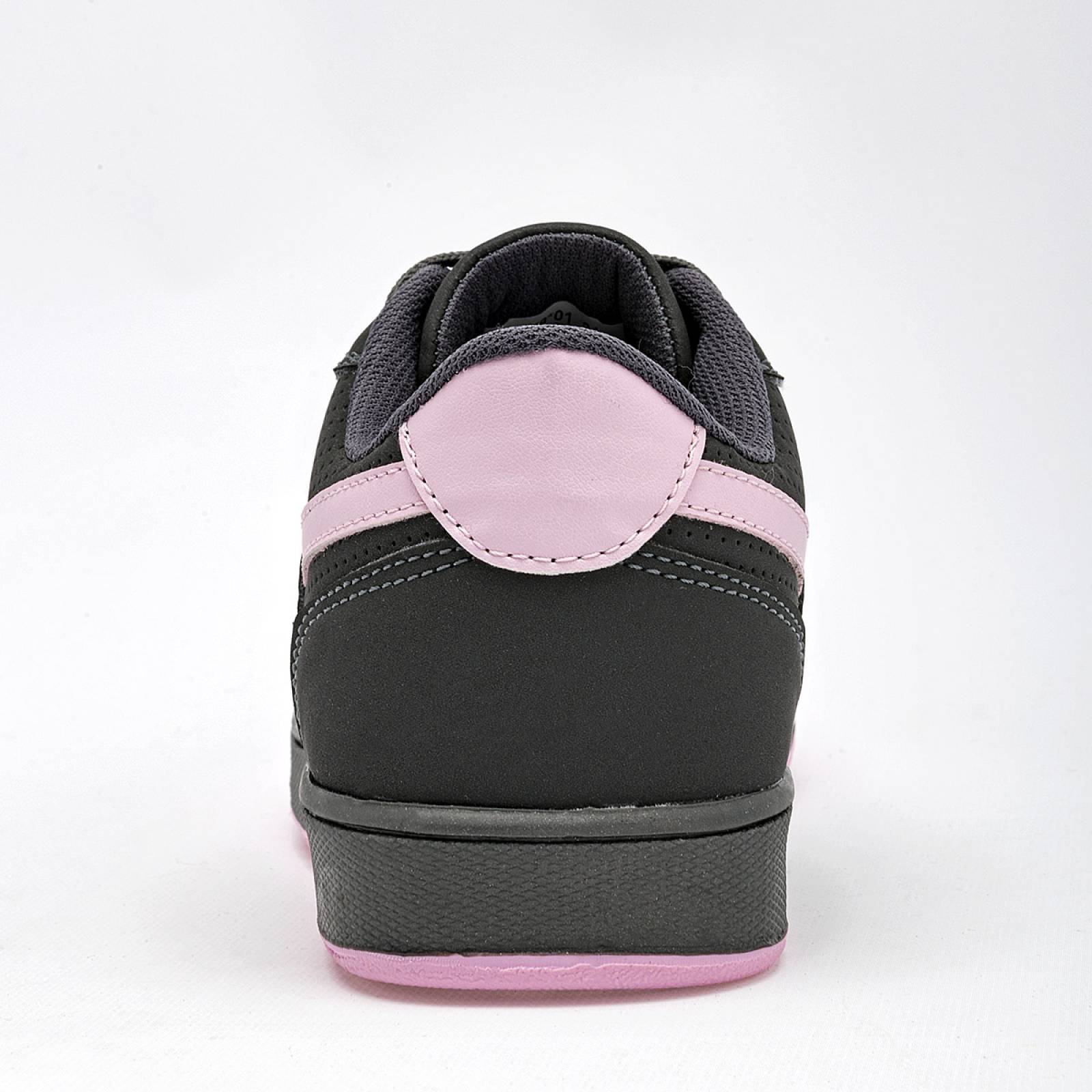 Nek Tenis urbano para mujer gris rosa Codigo 126117E
