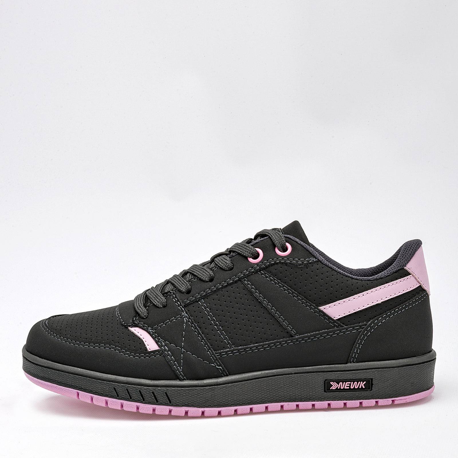 Nek Tenis urbano para mujer gris rosa Codigo 126117E