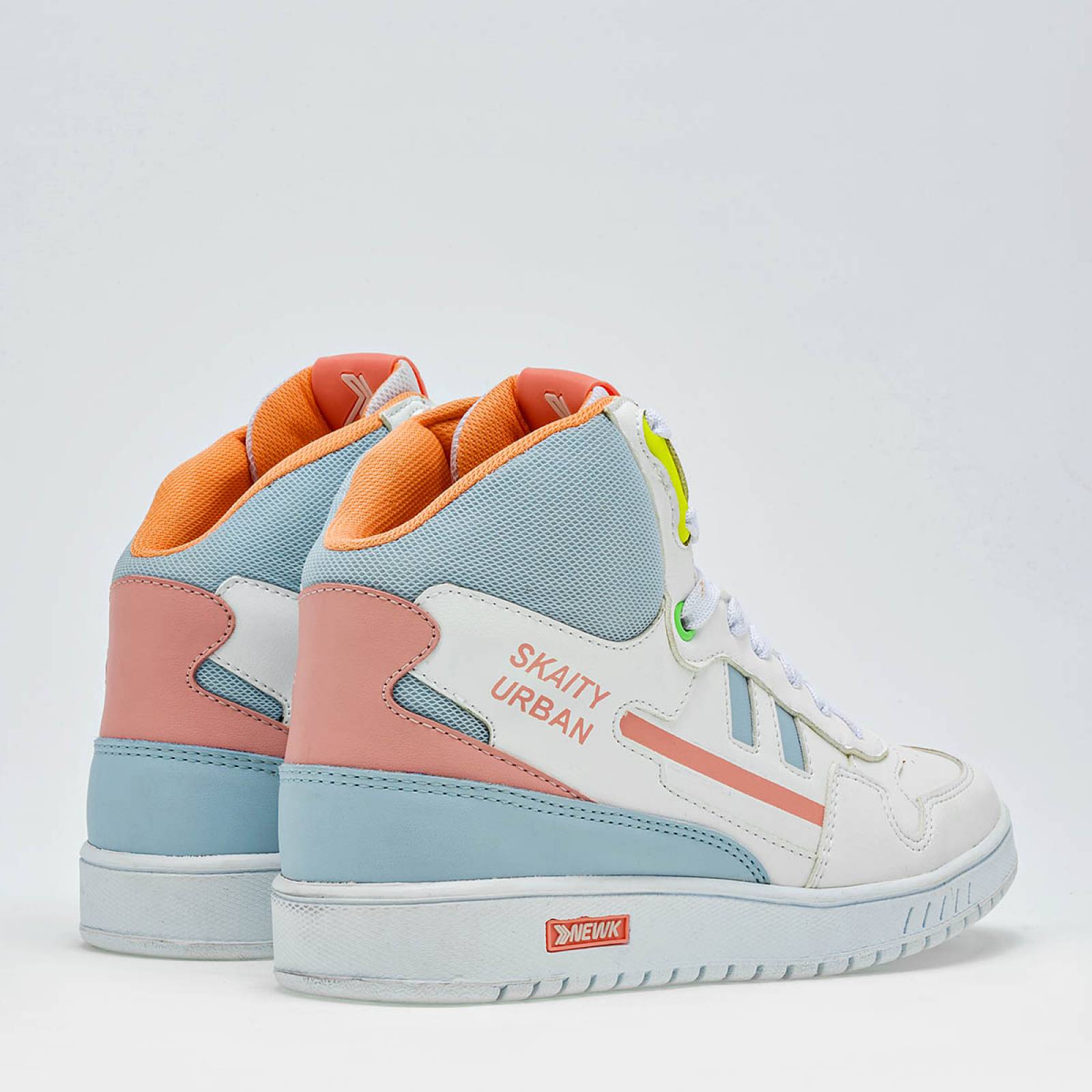 Nek Tenis urbano para mujer blanco azul coral Codigo 125592E