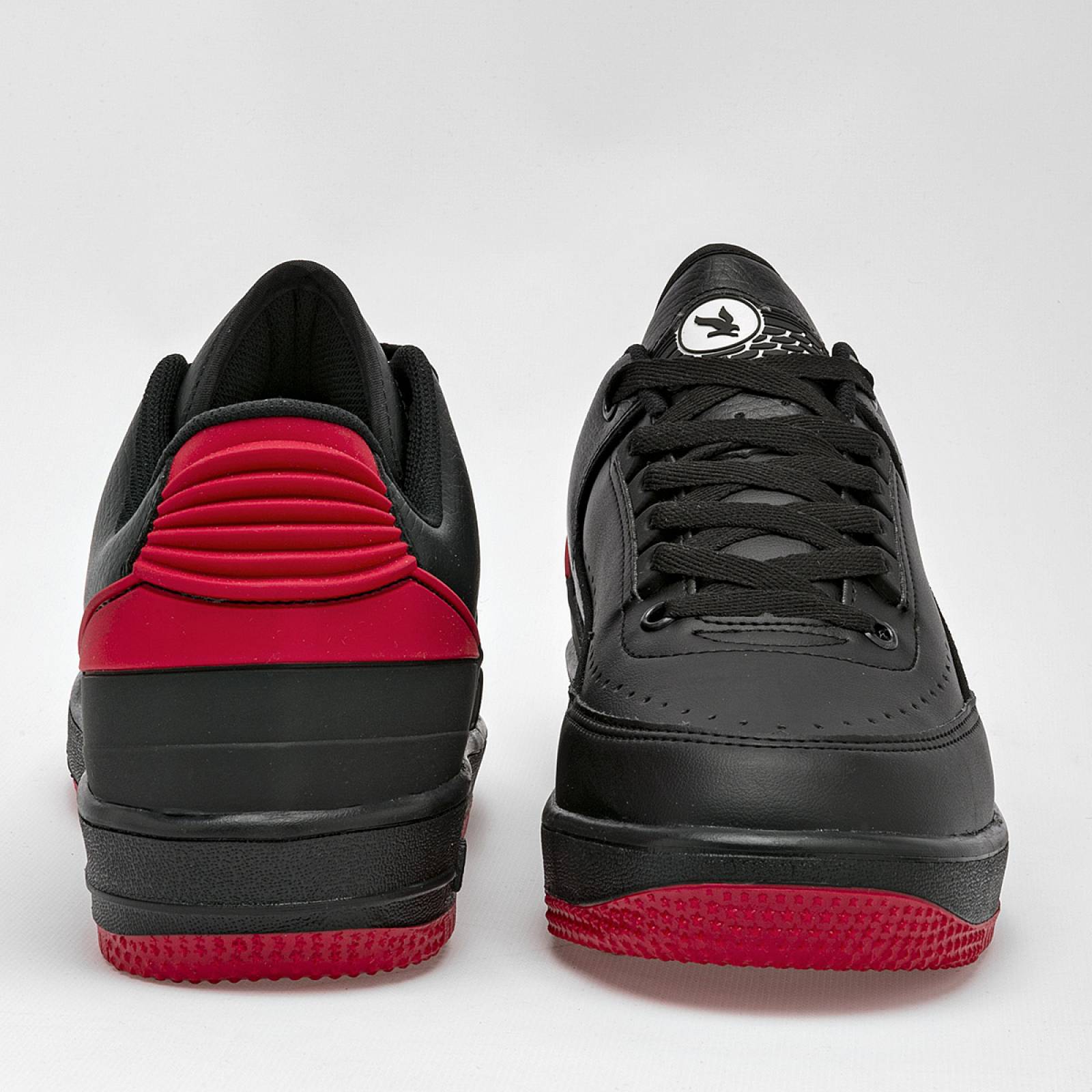 American Fire Tenis urbano para hombre negro rojo Codigo 126004F