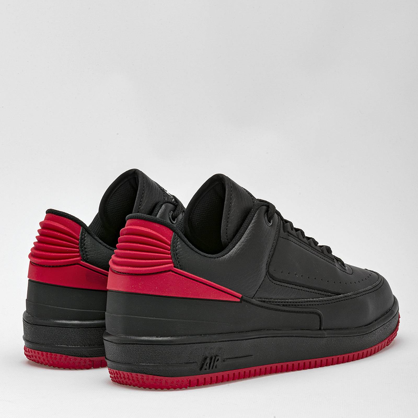 American Fire Tenis urbano para hombre negro rojo Codigo 126004F