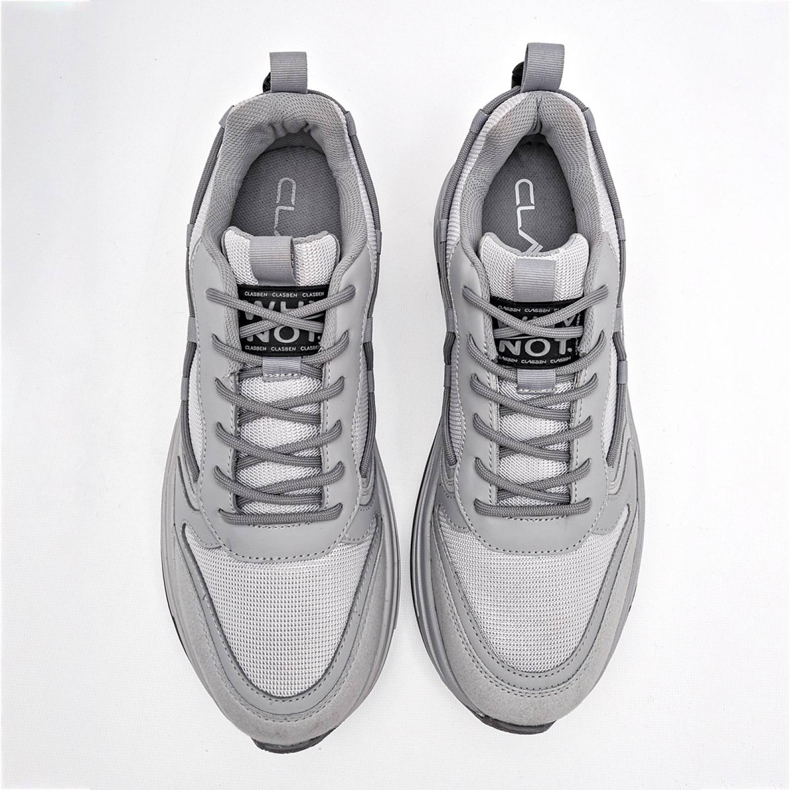 Clasben Tenis urbano para hombre gris Codigo 126212F