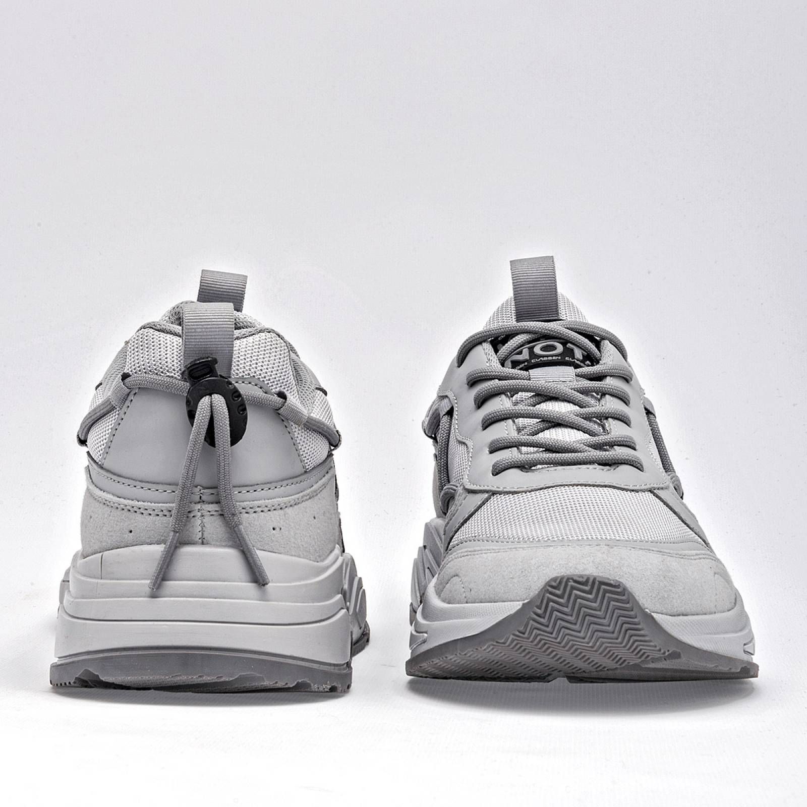 Clasben Tenis urbano para hombre gris Codigo 126212F