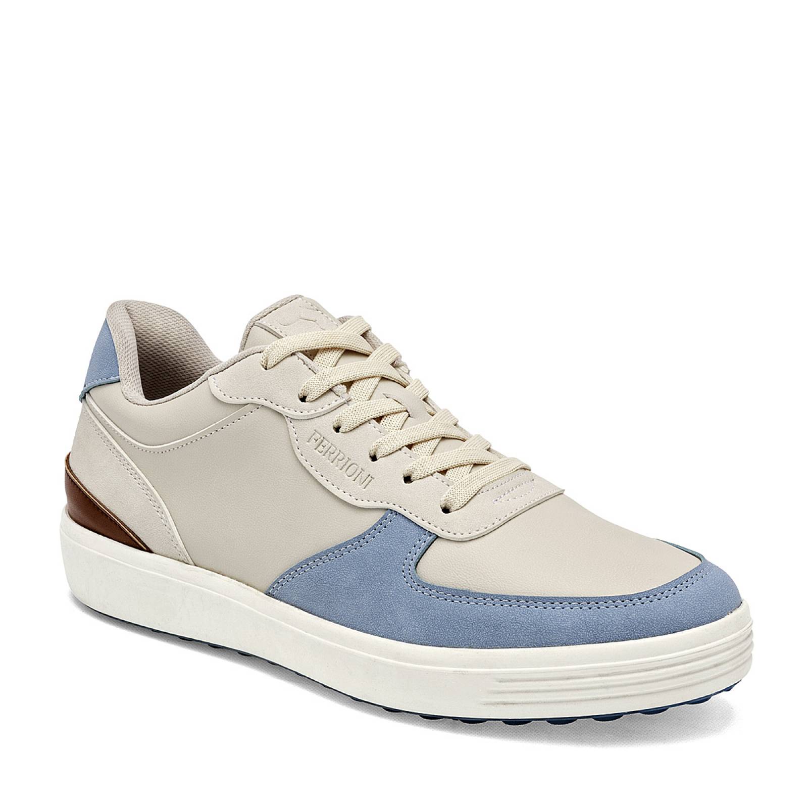 Ferrioni Tenis urbano para hombre latte azul cafe Codigo 125135F