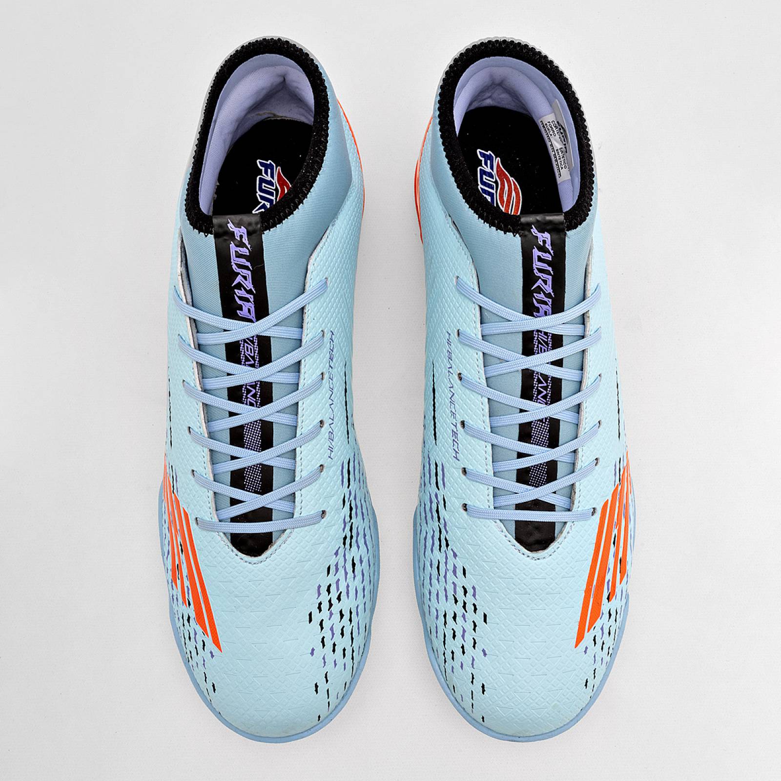 Furia Tenis deportivo para hombre azul naranja Codigo 125175F