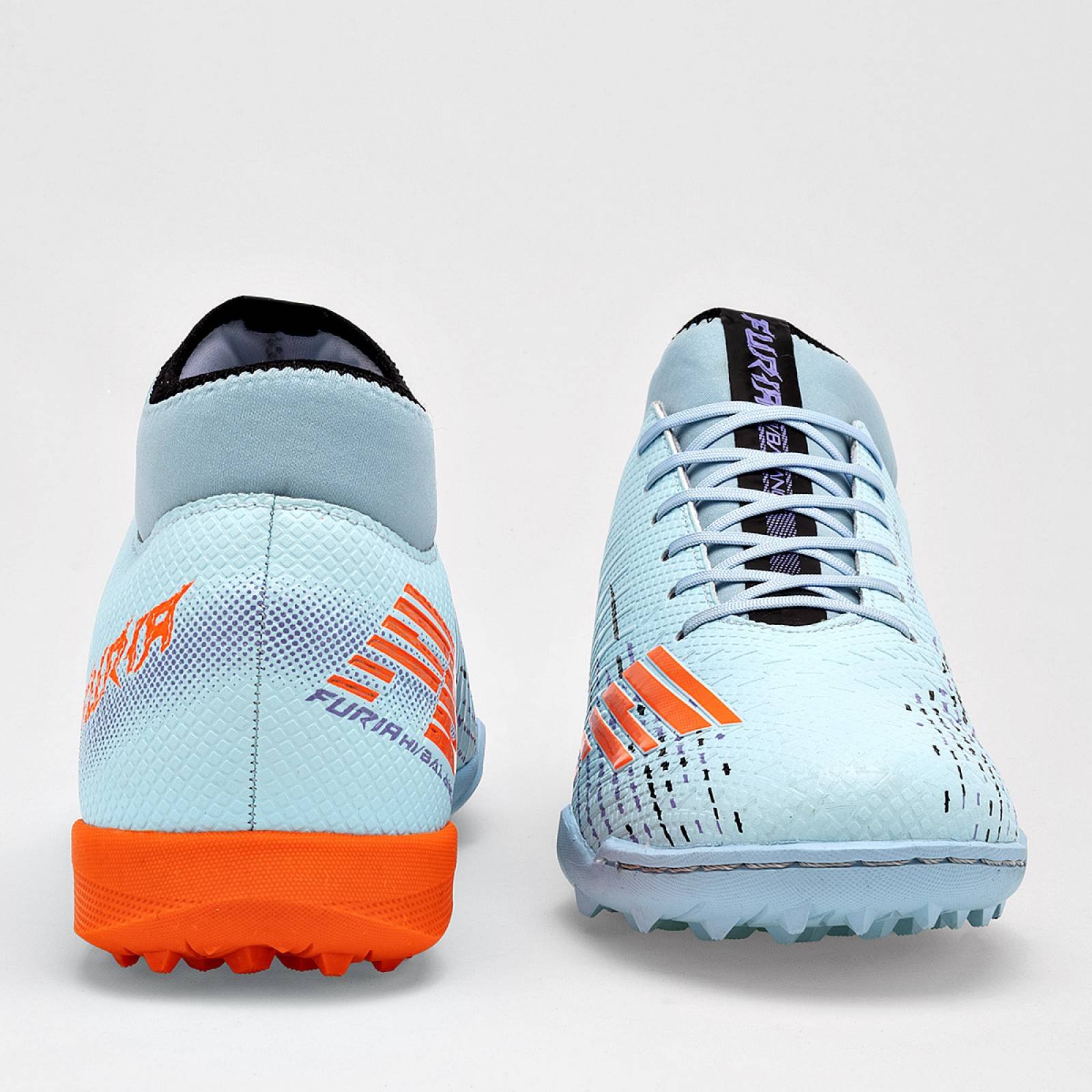 Furia Tenis deportivo para hombre azul naranja Codigo 125175F
