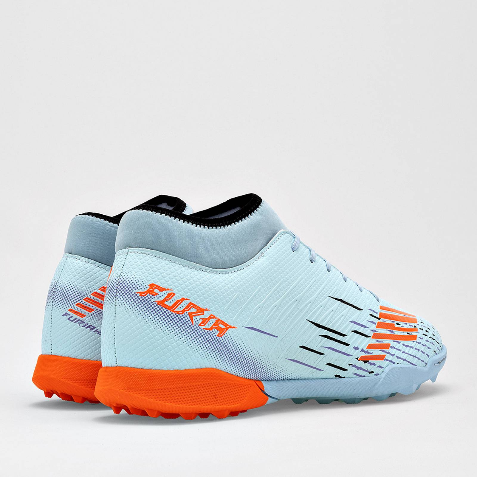 Furia Tenis deportivo para hombre azul naranja Codigo 125175F
